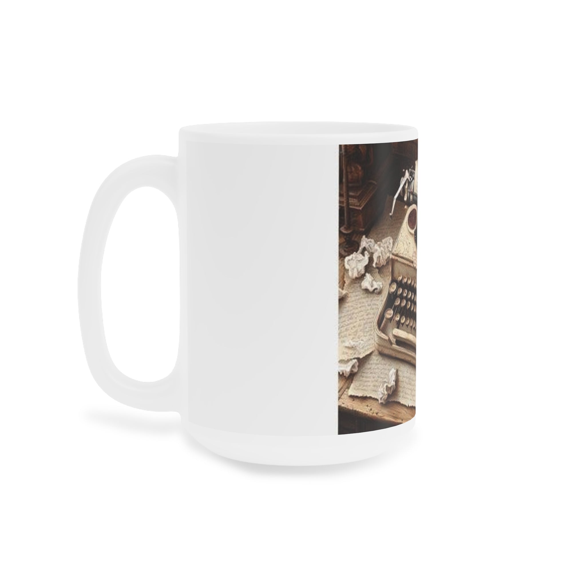 Vintage Typewriter Poetry Mug — Poetcore by Canvas & Click (view 7)