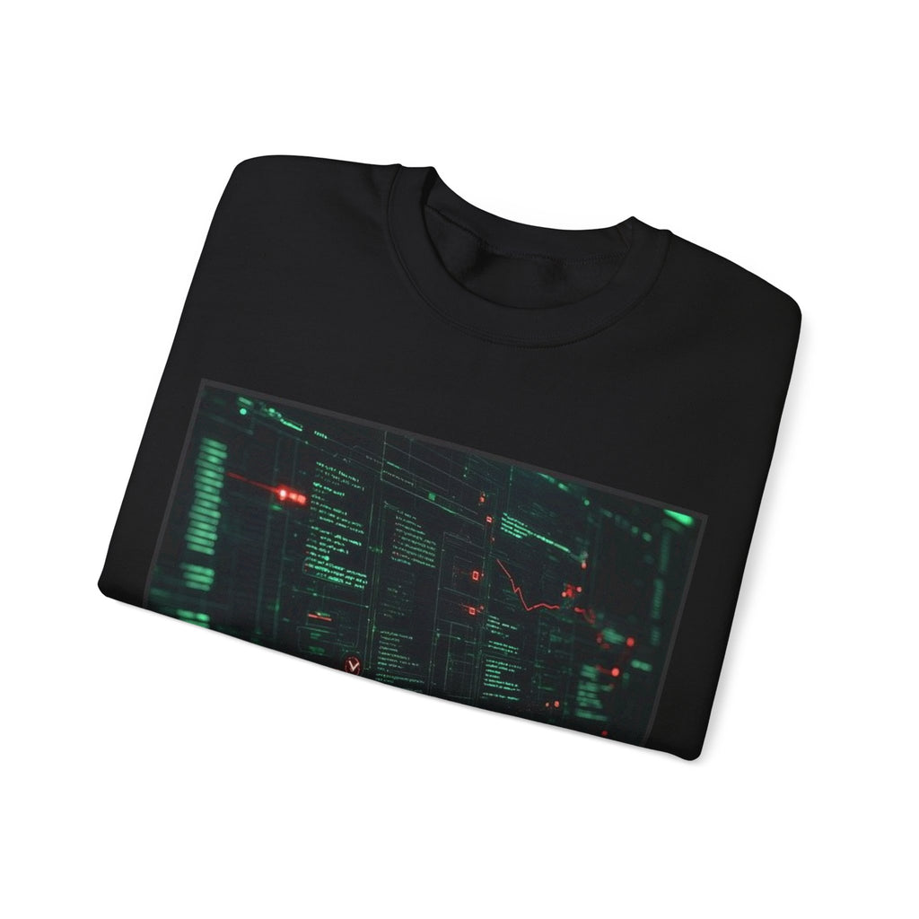 Git Blame Timeline Sweatshirt — SRE & DevOps by Canvas & Click (view 3)