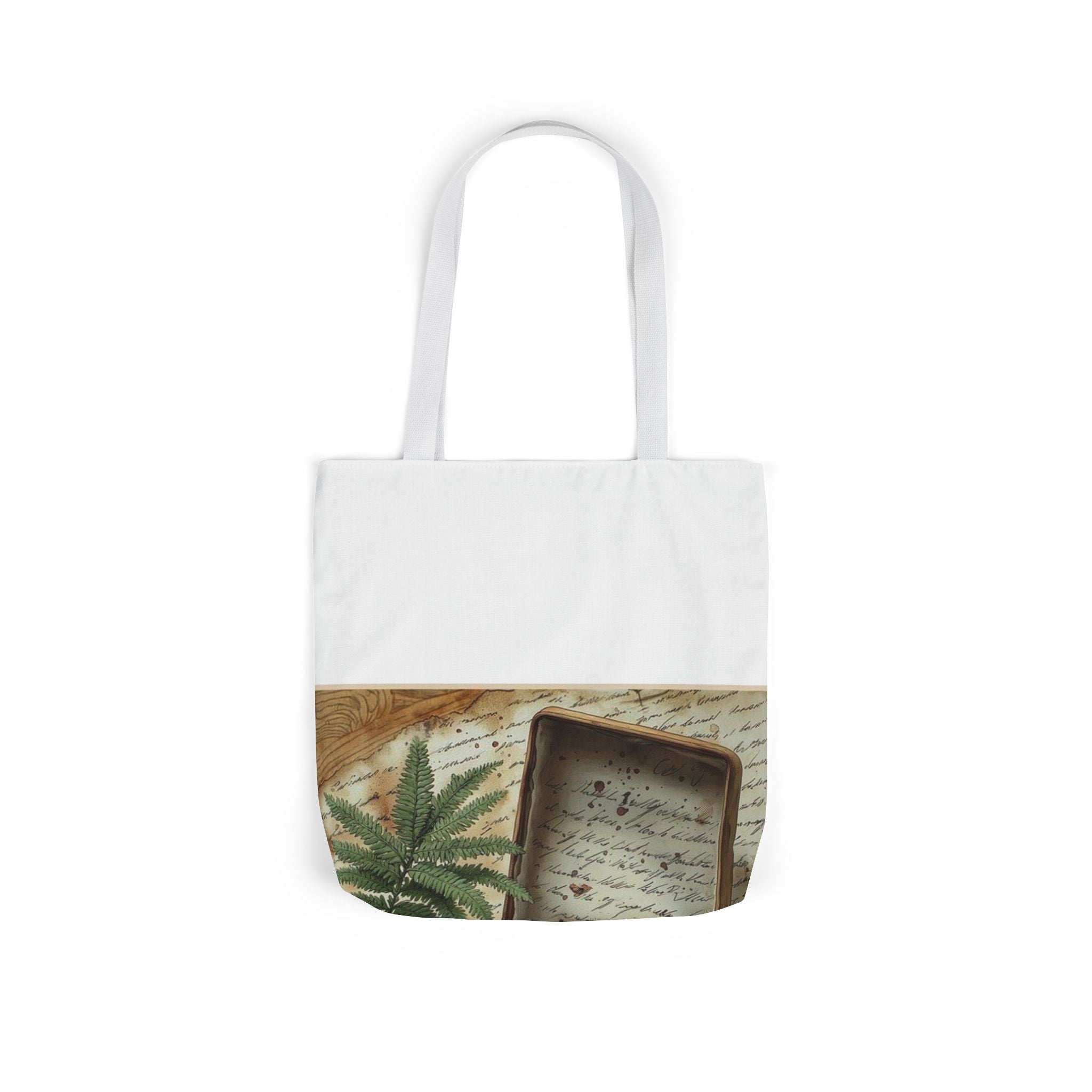 Potted Fern Writer's Desk Tote Bag — Poetcore by Canvas & Click (view 10)
