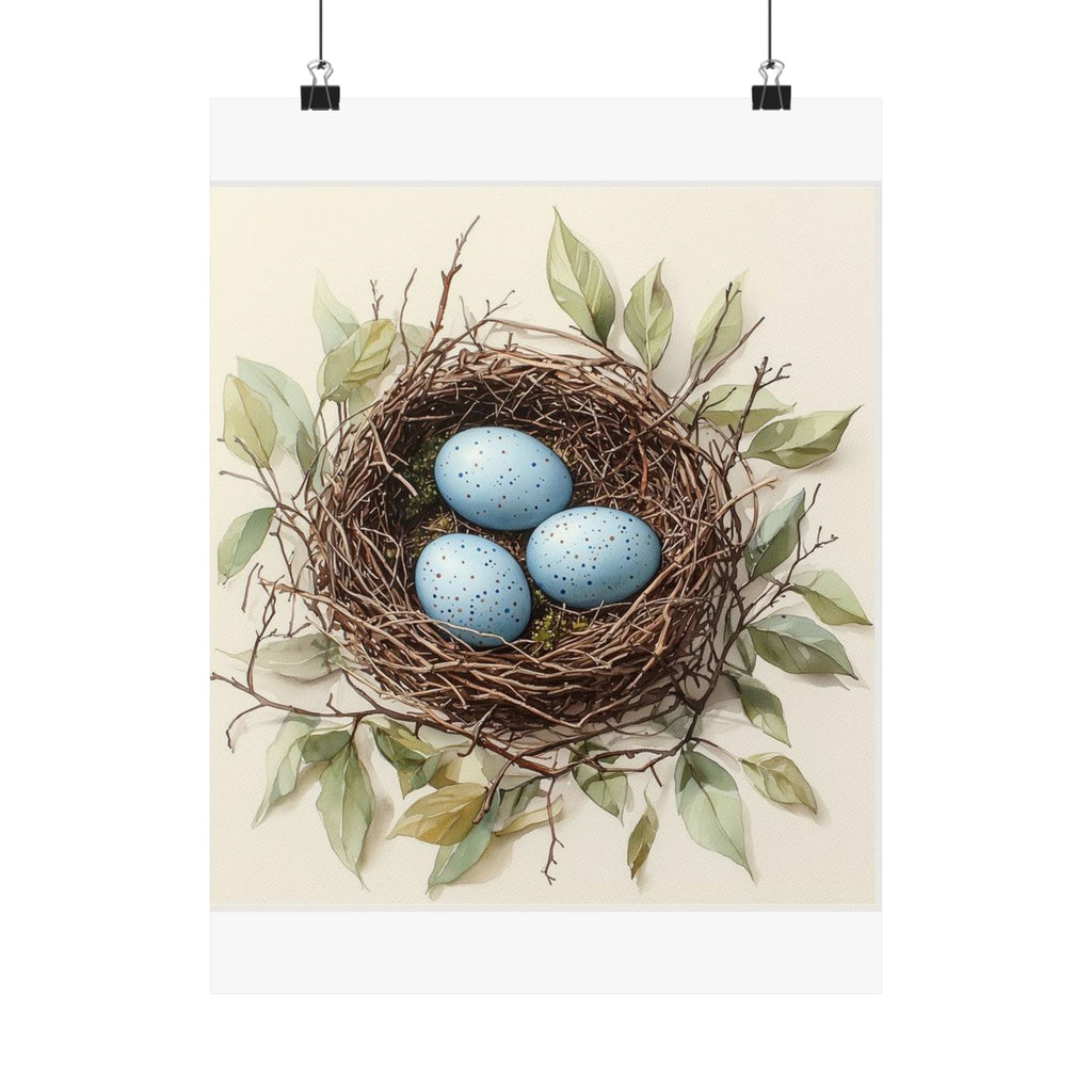 Robin's Nest Botanical Art Print — Wilderkind by Canvas & Click