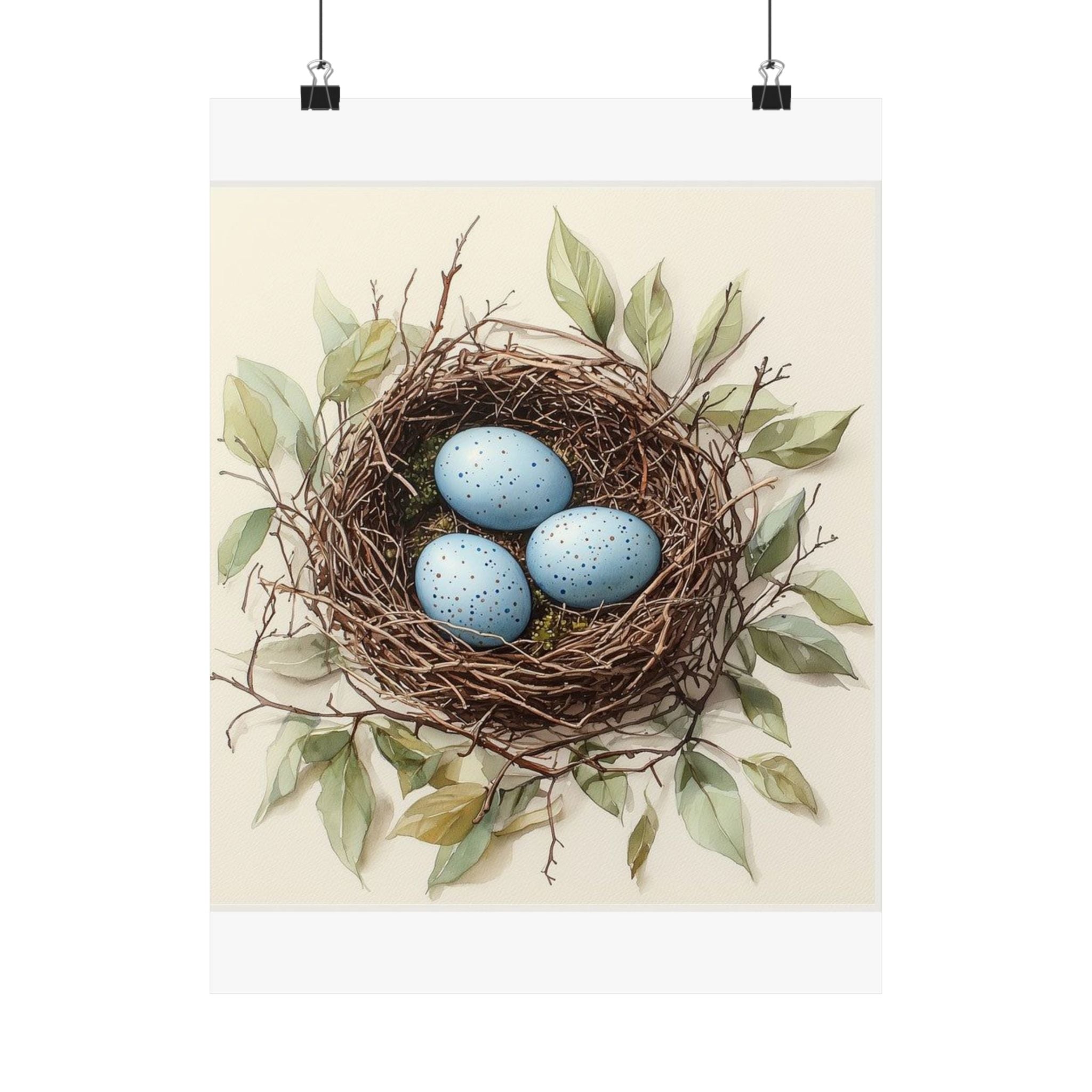 Robin's Nest Botanical Art Print — Wilderkind by Canvas & Click