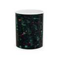 Git Blame Evidence Board Mug - SRE Terminal Art Coffee Cup