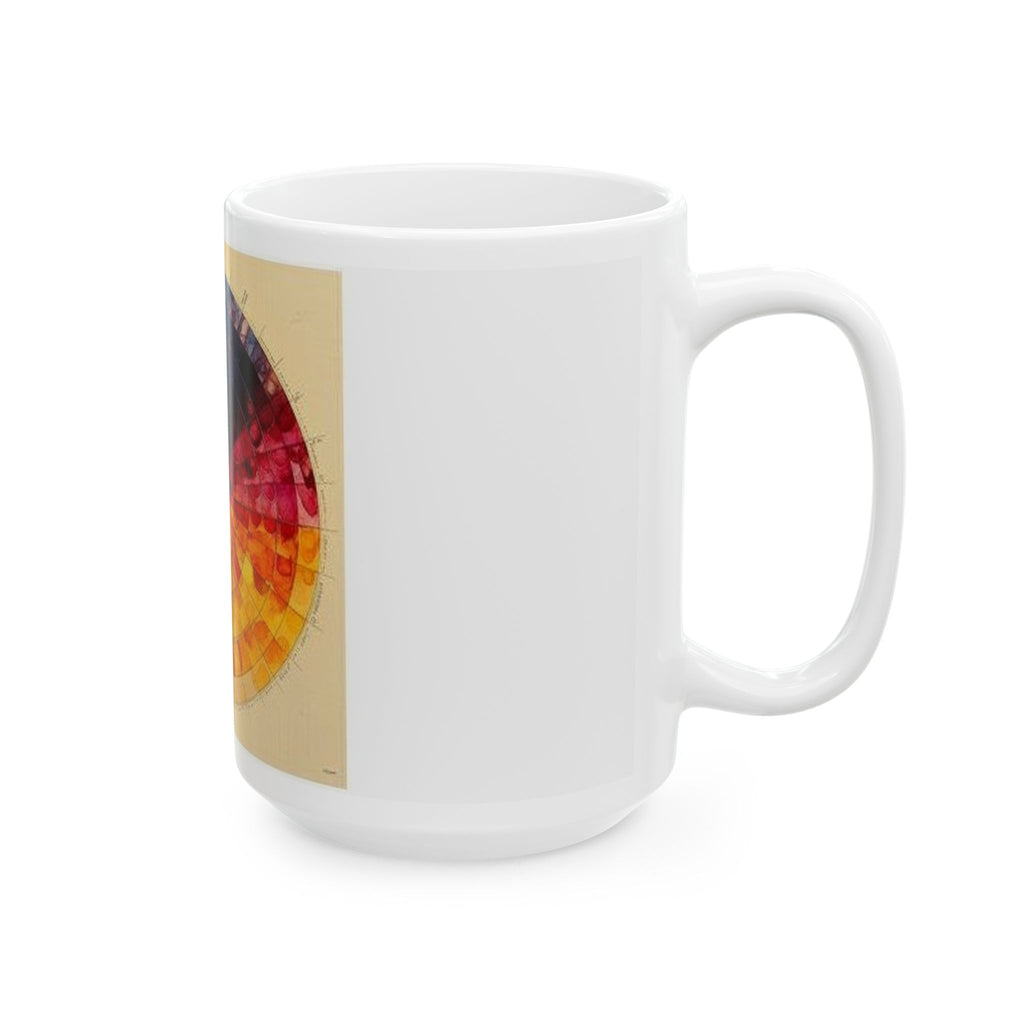 H&E Color Wheel Mug - Histotech Science Art | Lab Professional Gift