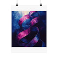 Ribbon Curl Expressionism Art Print — Histotechnology by Canvas & Click