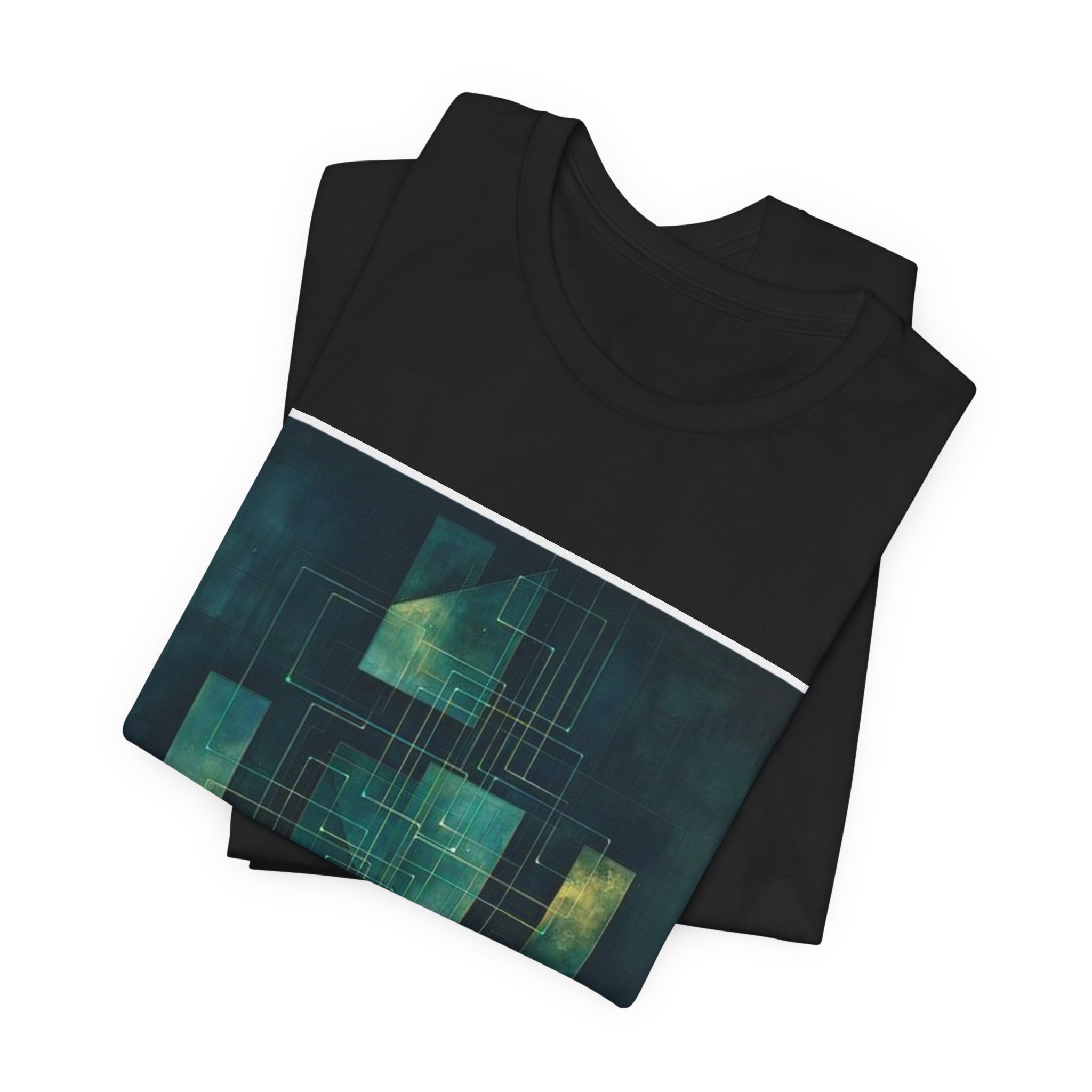 Load Balancer Geometric T-Shirt — SRE & DevOps by Canvas & Click (view 3)