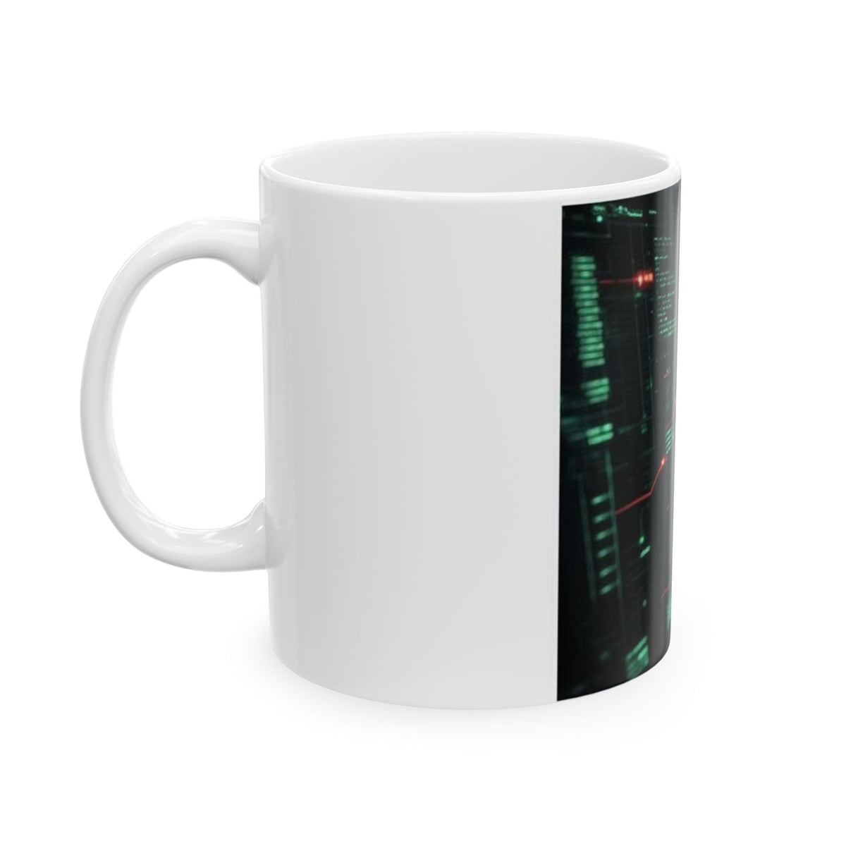 Git Blame Evidence Board Mug - SRE Terminal Art Coffee Cup