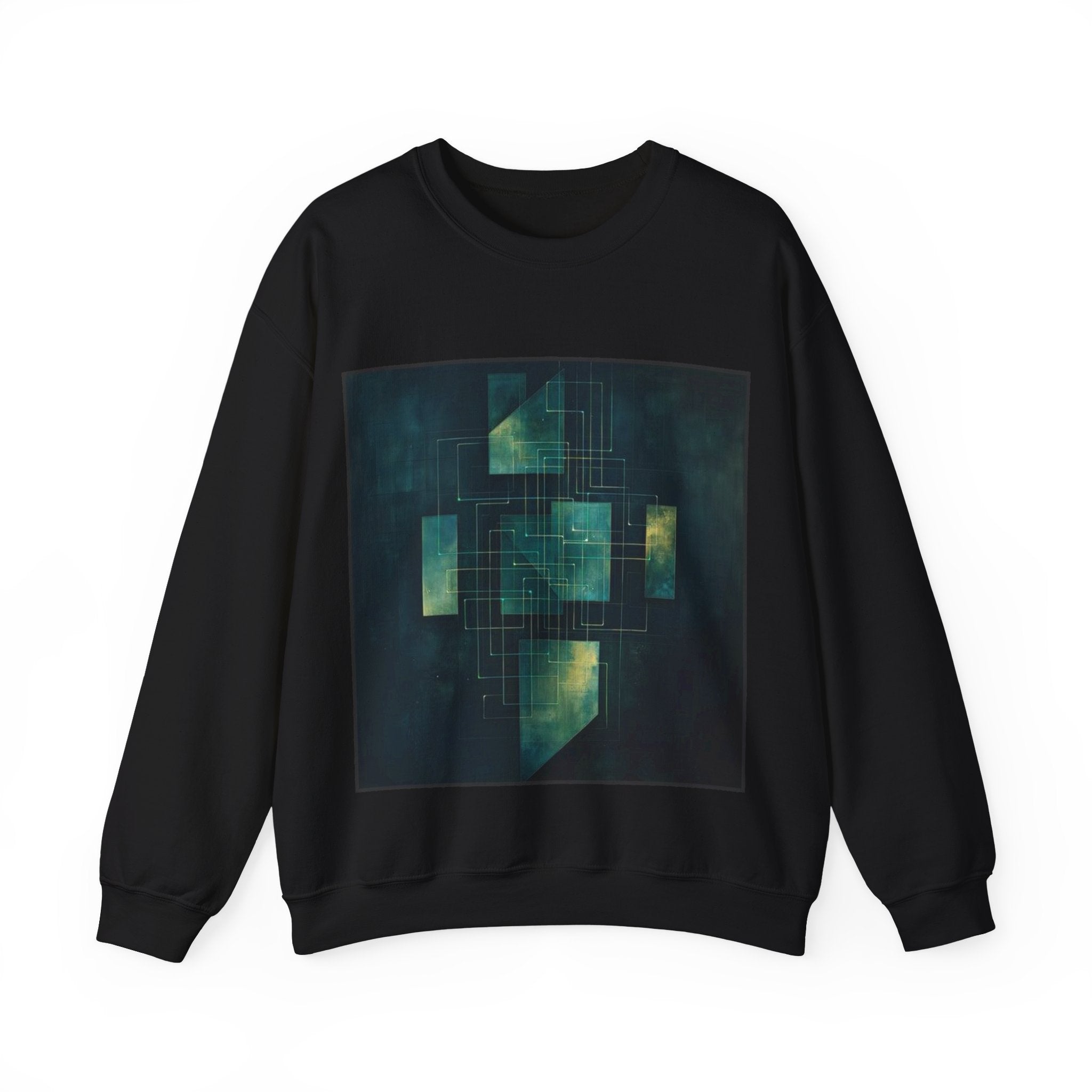 Load Balancer Geometric Sweatshirt — SRE & DevOps by Canvas & Click