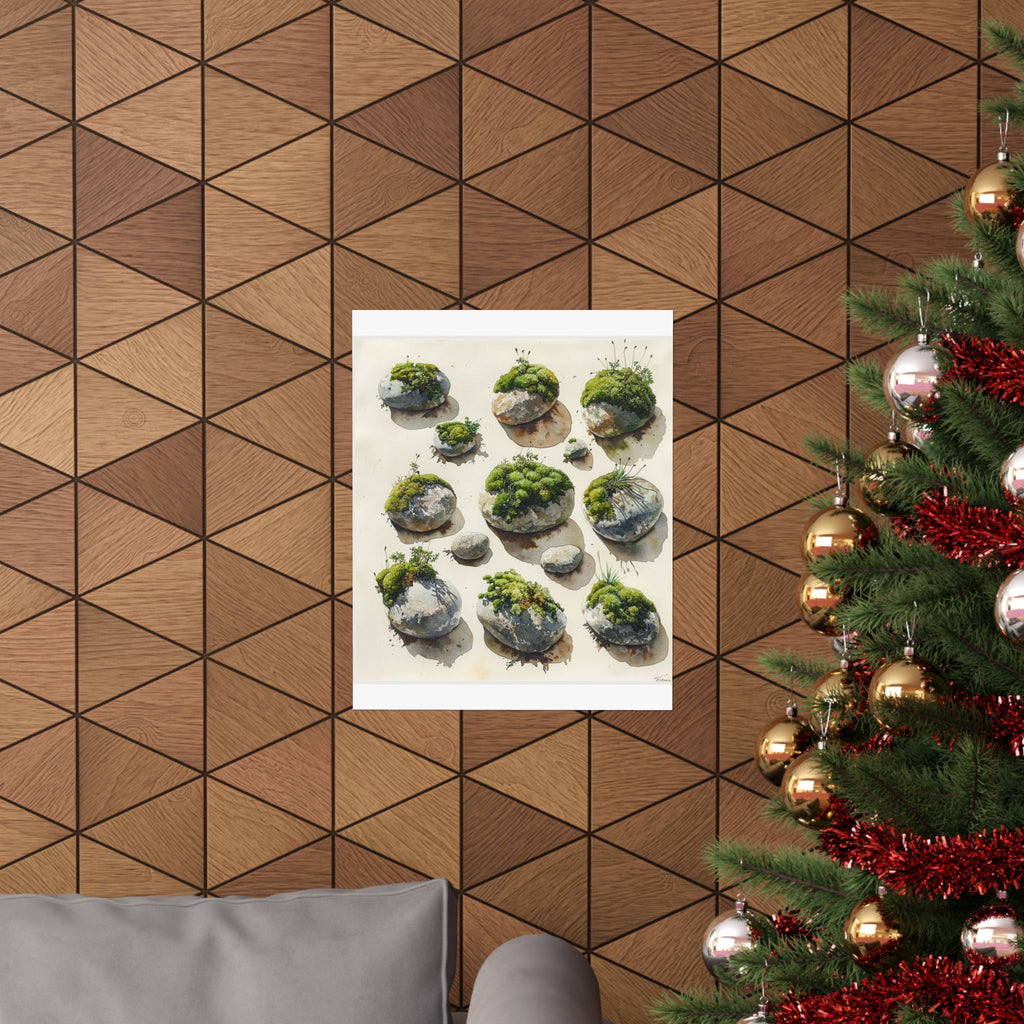 Moss River Stones Art Print — Wilderkind by Canvas & Click (view 9)