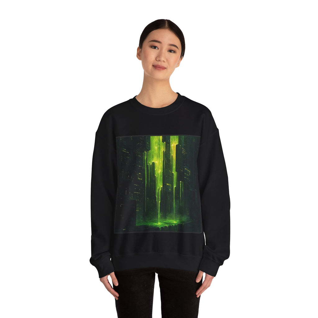 Memory Leak Cascade Sweatshirt — SRE & DevOps by Canvas & Click (view 4)