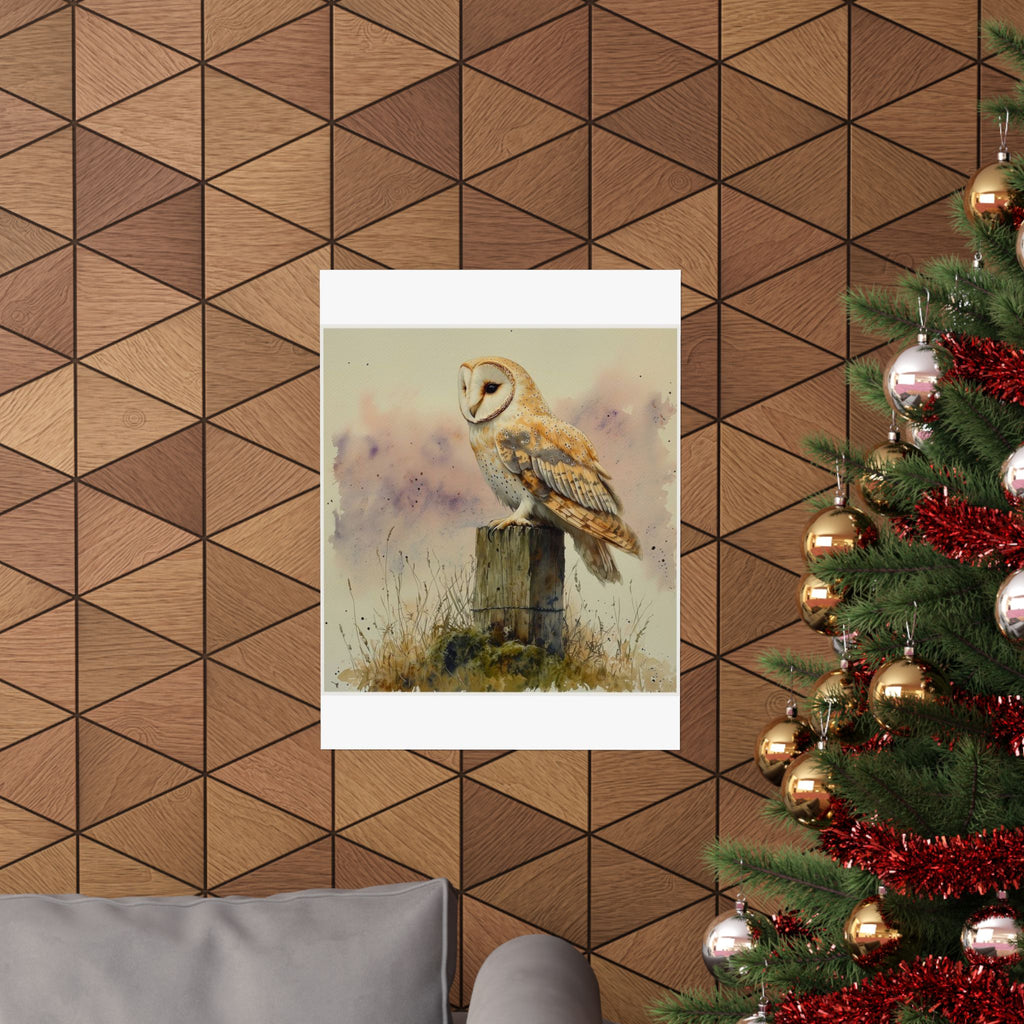 Barn Owl Twilight Art Print — Wilderkind by Canvas & Click (view 12)