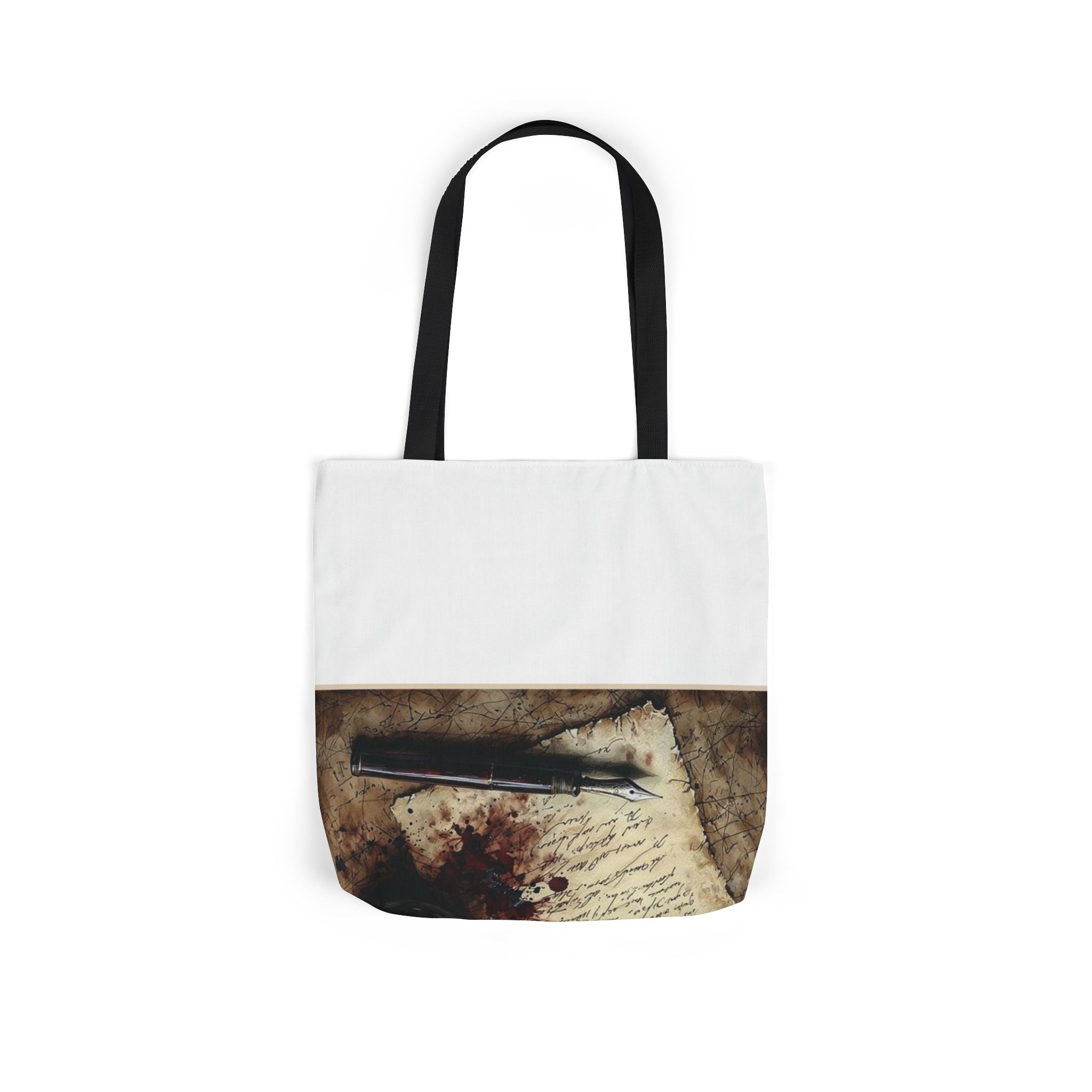 Spilled Inkwell Romance Tote Bag, Poetcore by Canvas & Click (view 9)