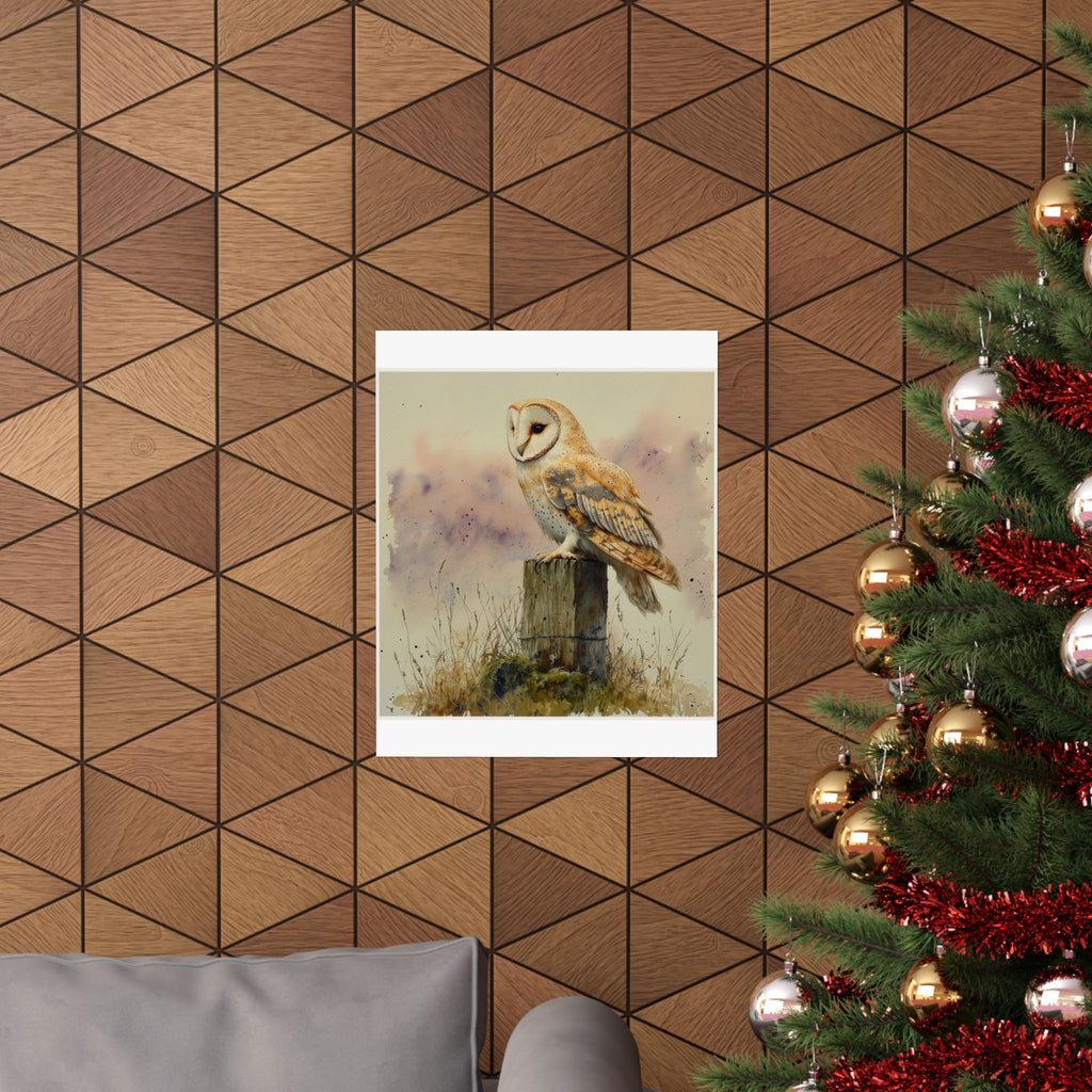 Barn Owl Twilight Art Print — Wilderkind by Canvas & Click (view 9)