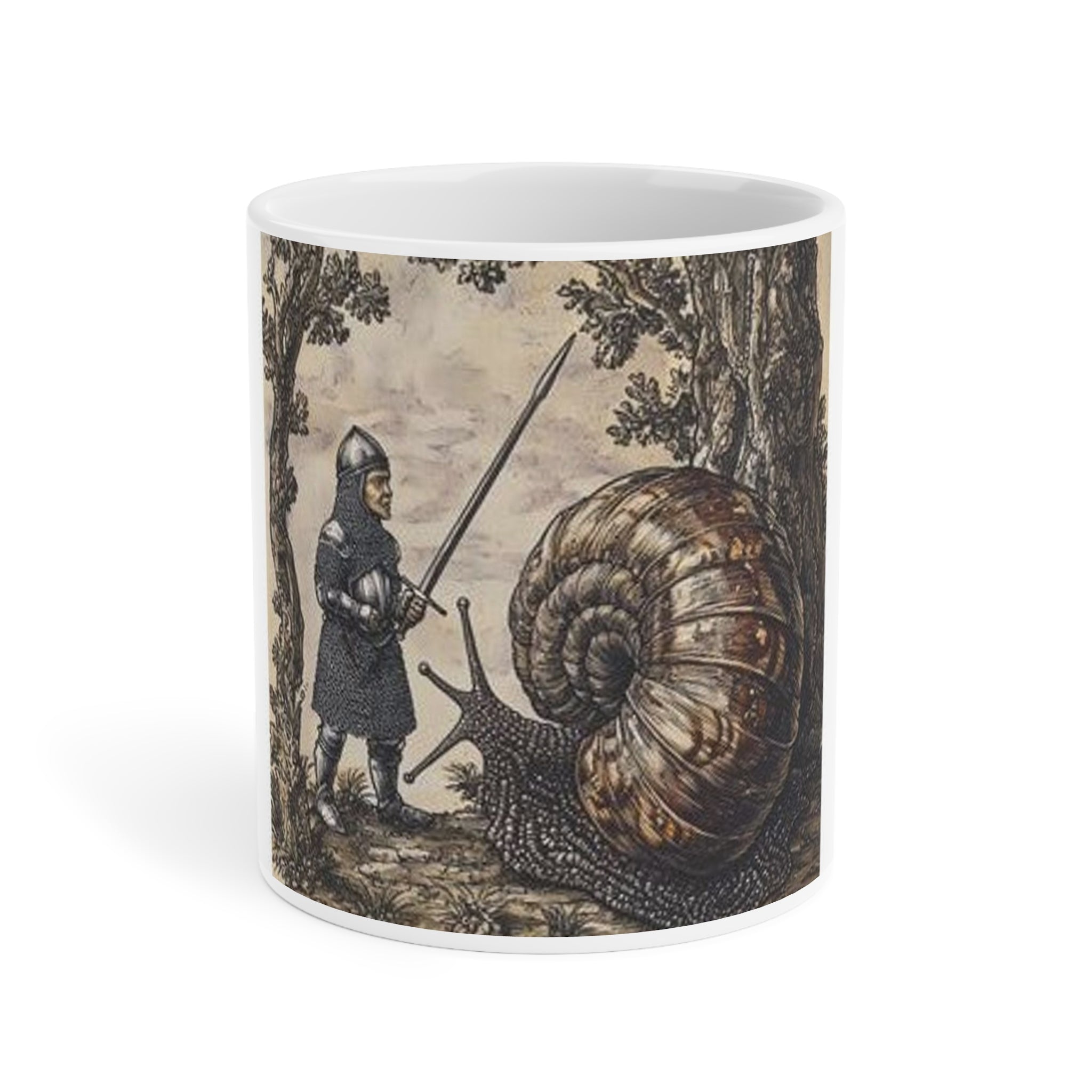 Medieval Snail Joust Mug — Castle Culture by Canvas & Click (view 3)