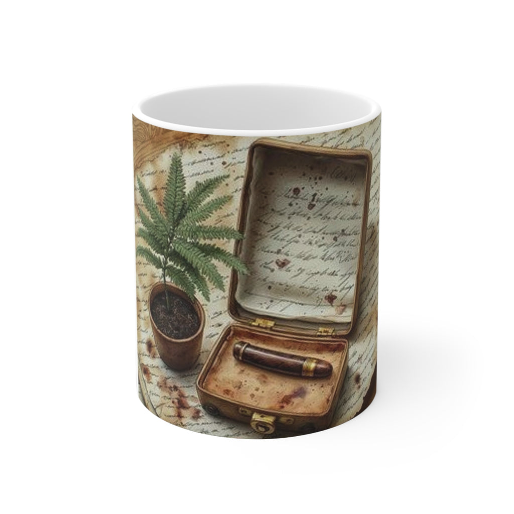 Potted Fern Writer's Desk Mug — Poetcore by Canvas & Click