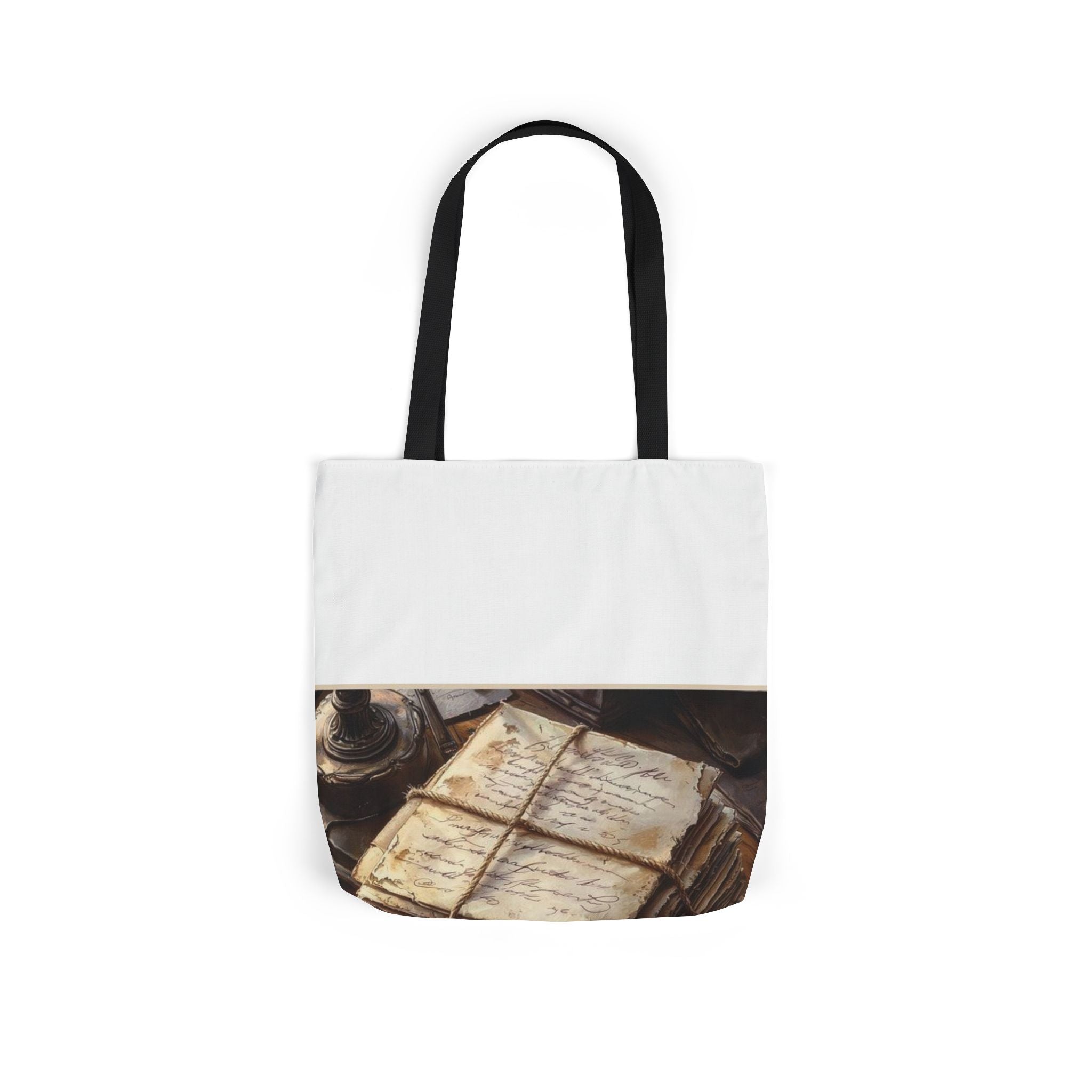 Twine-Bound Letters Tote Bag — Poetcore by Canvas & Click (view 7)
