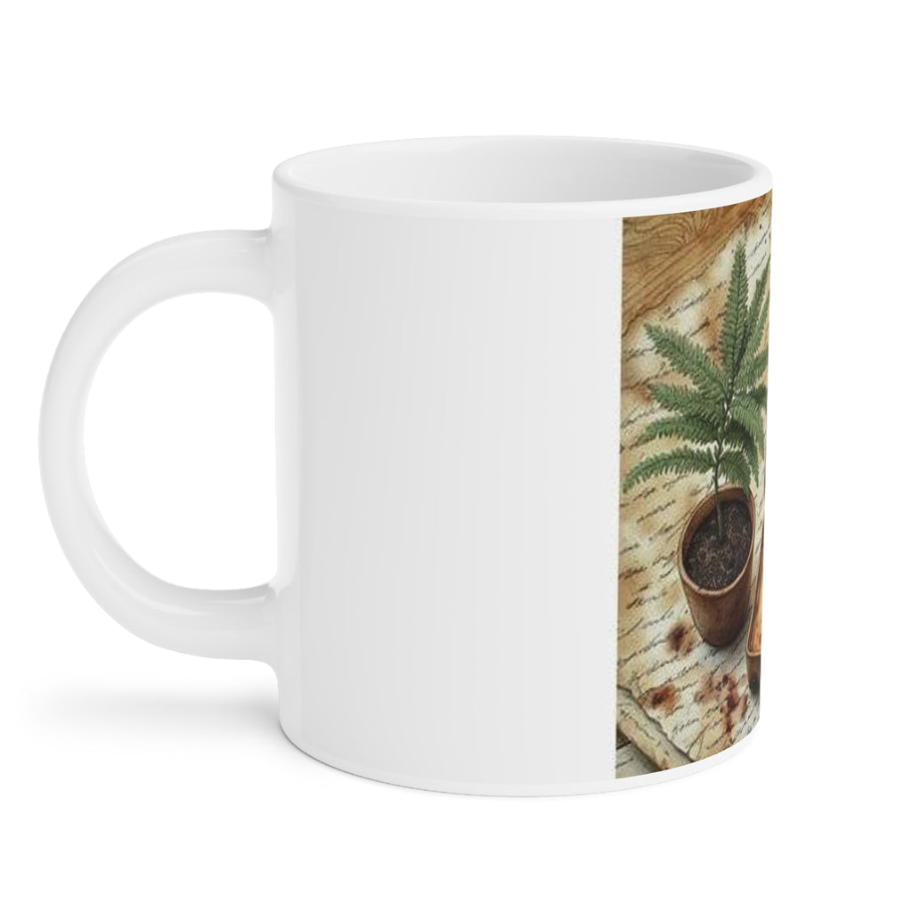 Potted Fern Writer's Desk Mug — Poetcore by Canvas & Click (view 10)