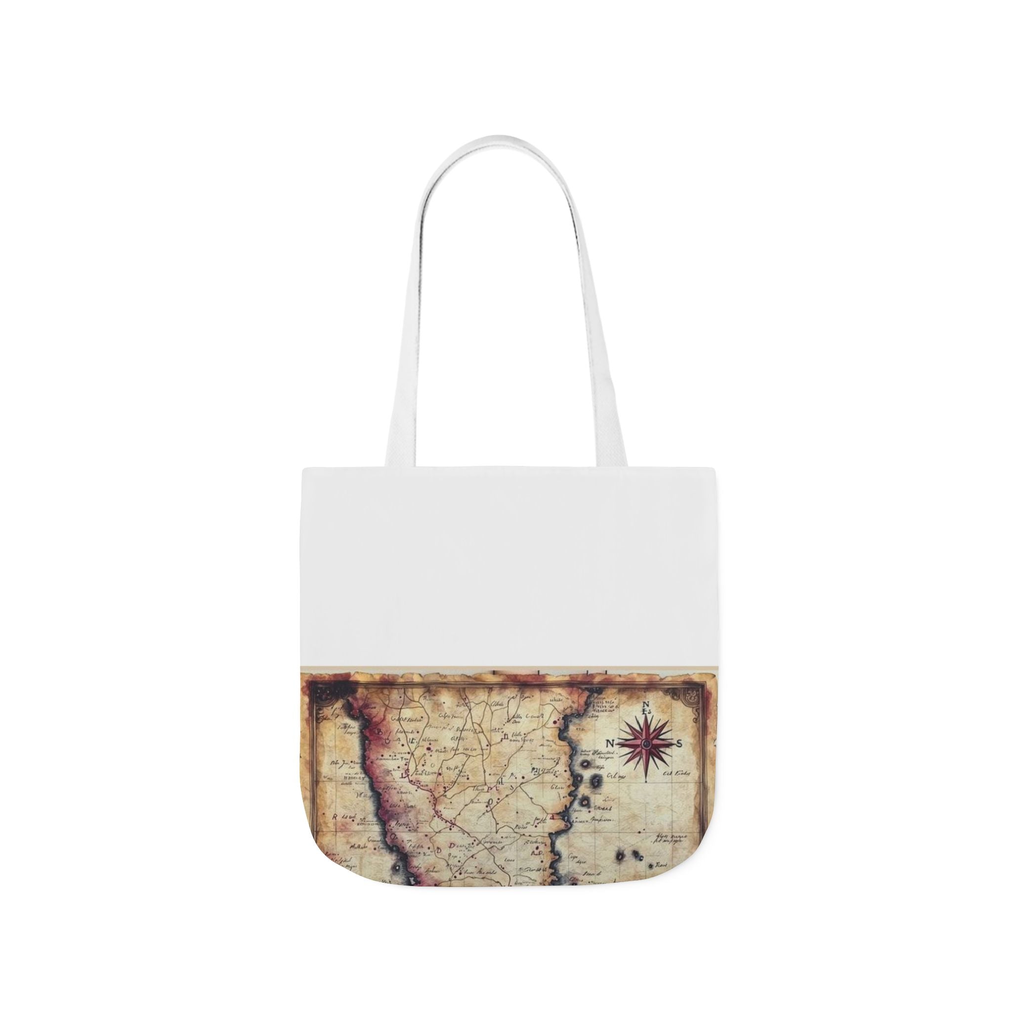 Literary Map Tote Bag — Poetcore by Canvas & Click (view 3)