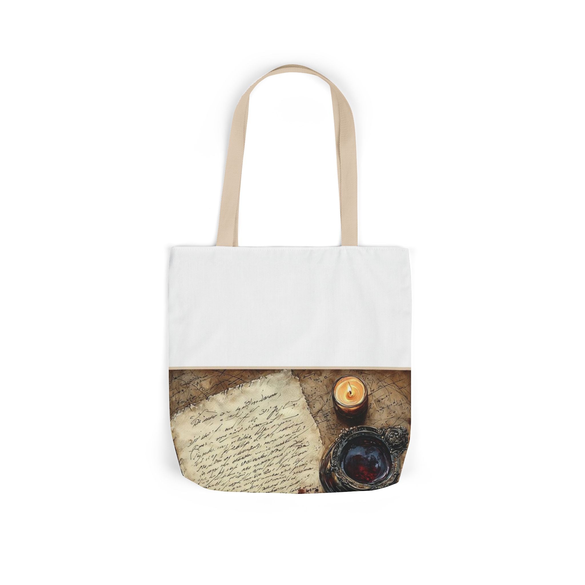 Spilled Inkwell Romance Tote Bag — Poetcore by Canvas & Click (view 4)