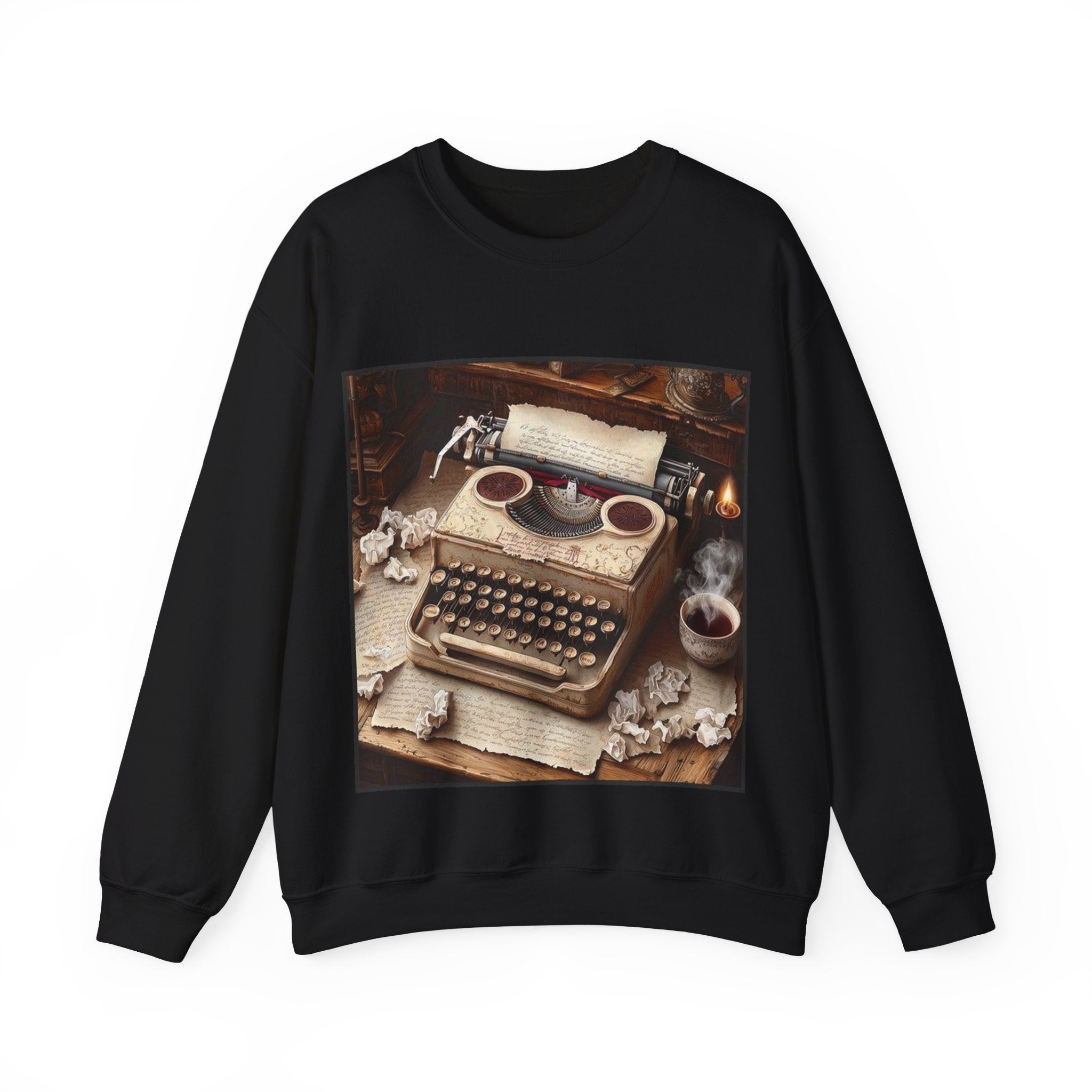 Vintage Typewriter Poetry Sweatshirt — Poetcore by Canvas & Click