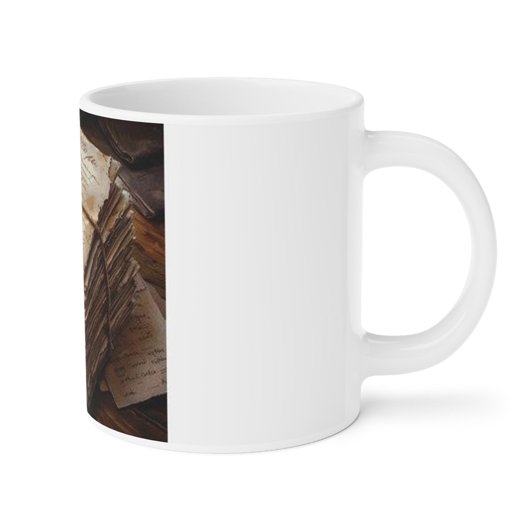 Twine-Bound Letters Mug, Poetcore by Canvas & Click (view 11)