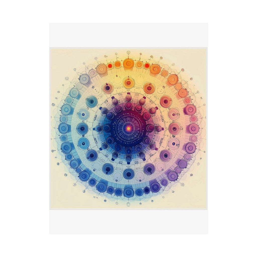 Microscope Objective Mandala Art Print — Histotechnology by Canvas & Click (view 10)