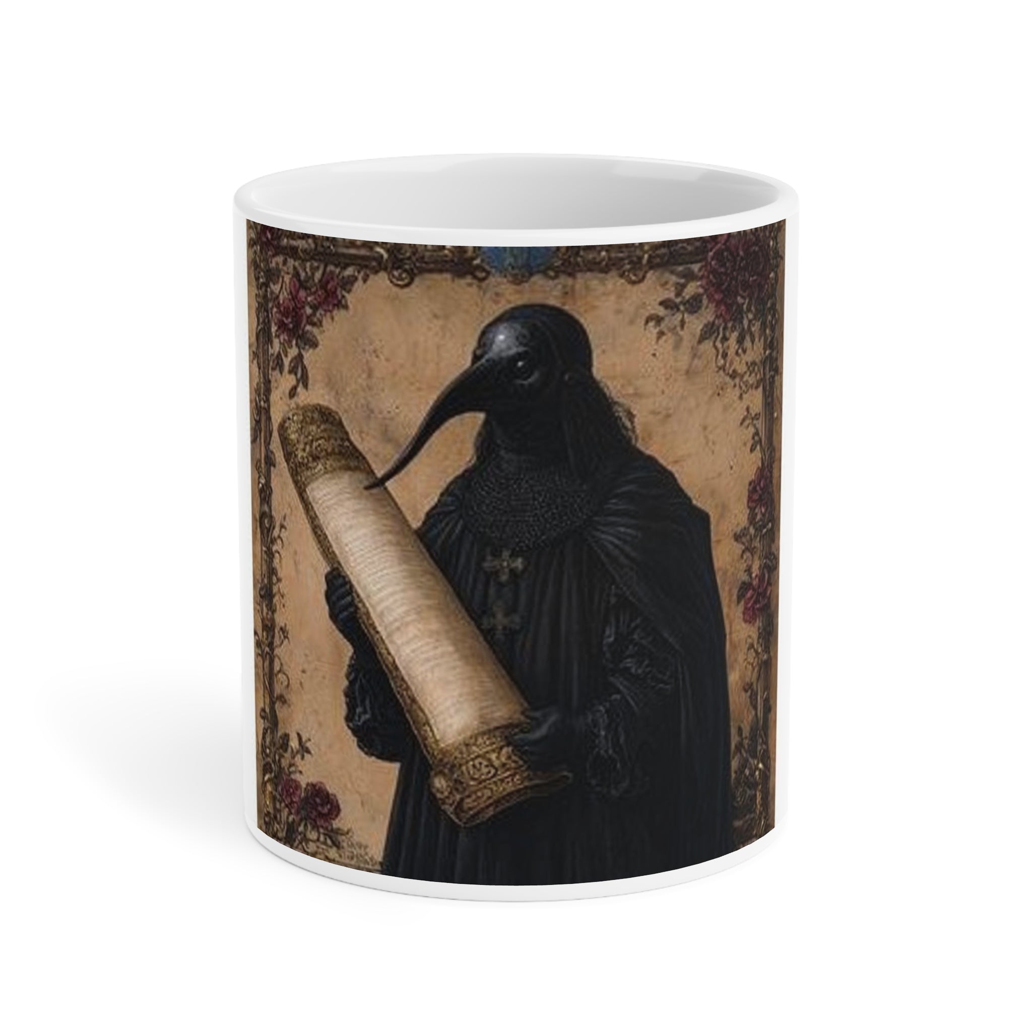 Plague Doctor Motivational Mug — Castle Culture by Canvas & Click (view 3)