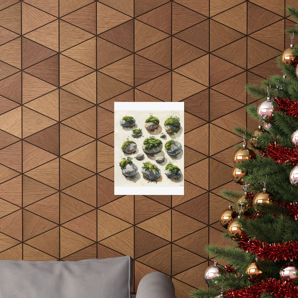 Moss River Stones Art Print — Wilderkind by Canvas & Click (view 6)
