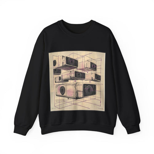 Cassette Grid Architecture Sweatshirt — Histotechnology by Canvas & Click
