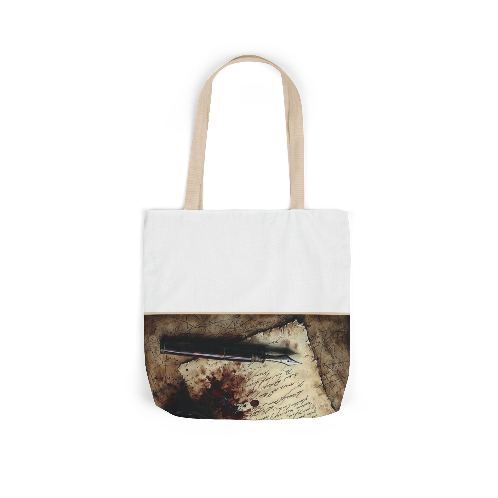 Spilled Inkwell Romance Tote Bag — Poetcore by Canvas & Click (view 6)