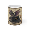 Dragon Laptop Guardian Mug — Castle Culture by Canvas & Click