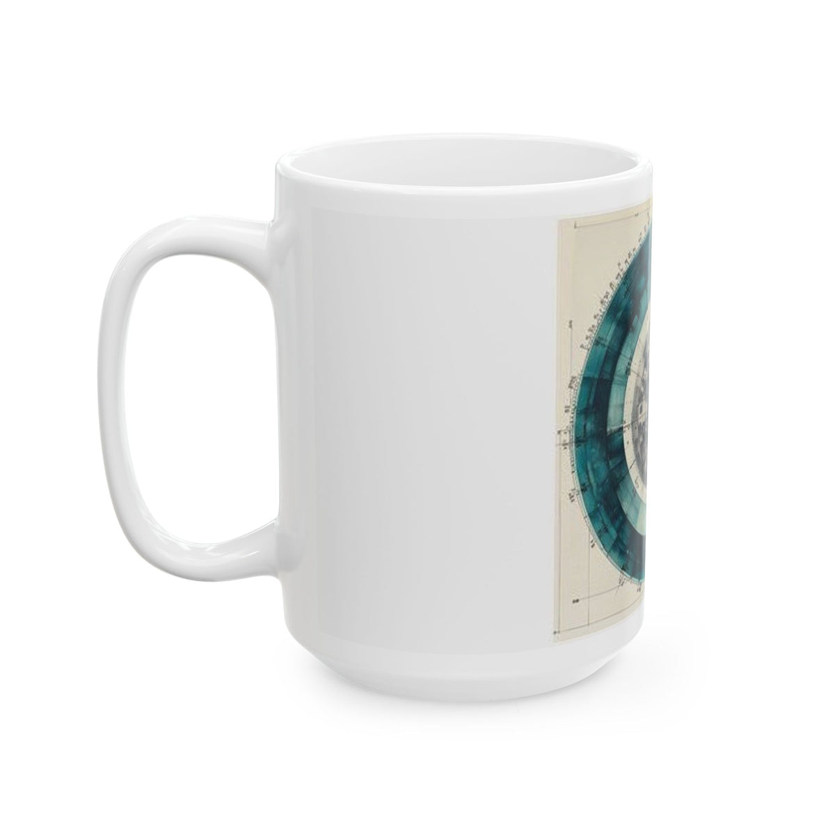 Precision Microtome Wheel Art Mug - Histotech Lab Gift