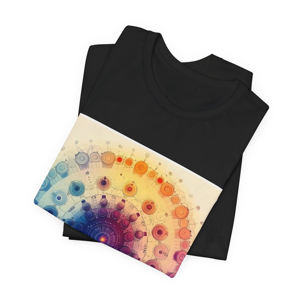 Microscope Objective Mandala T-Shirt — Histotechnology by Canvas & Click (view 3)