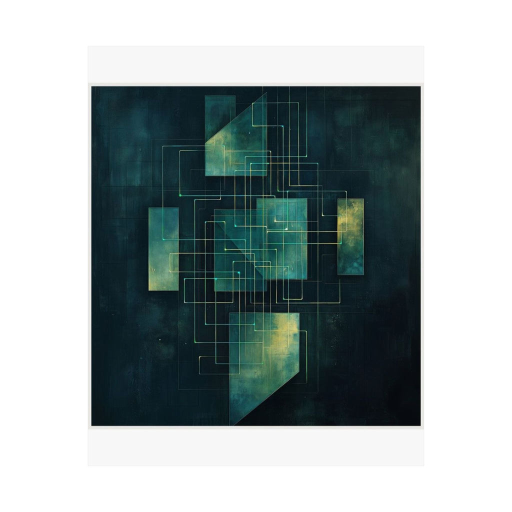 Load Balancer Geometric Art Print — SRE & DevOps by Canvas & Click (view 7)