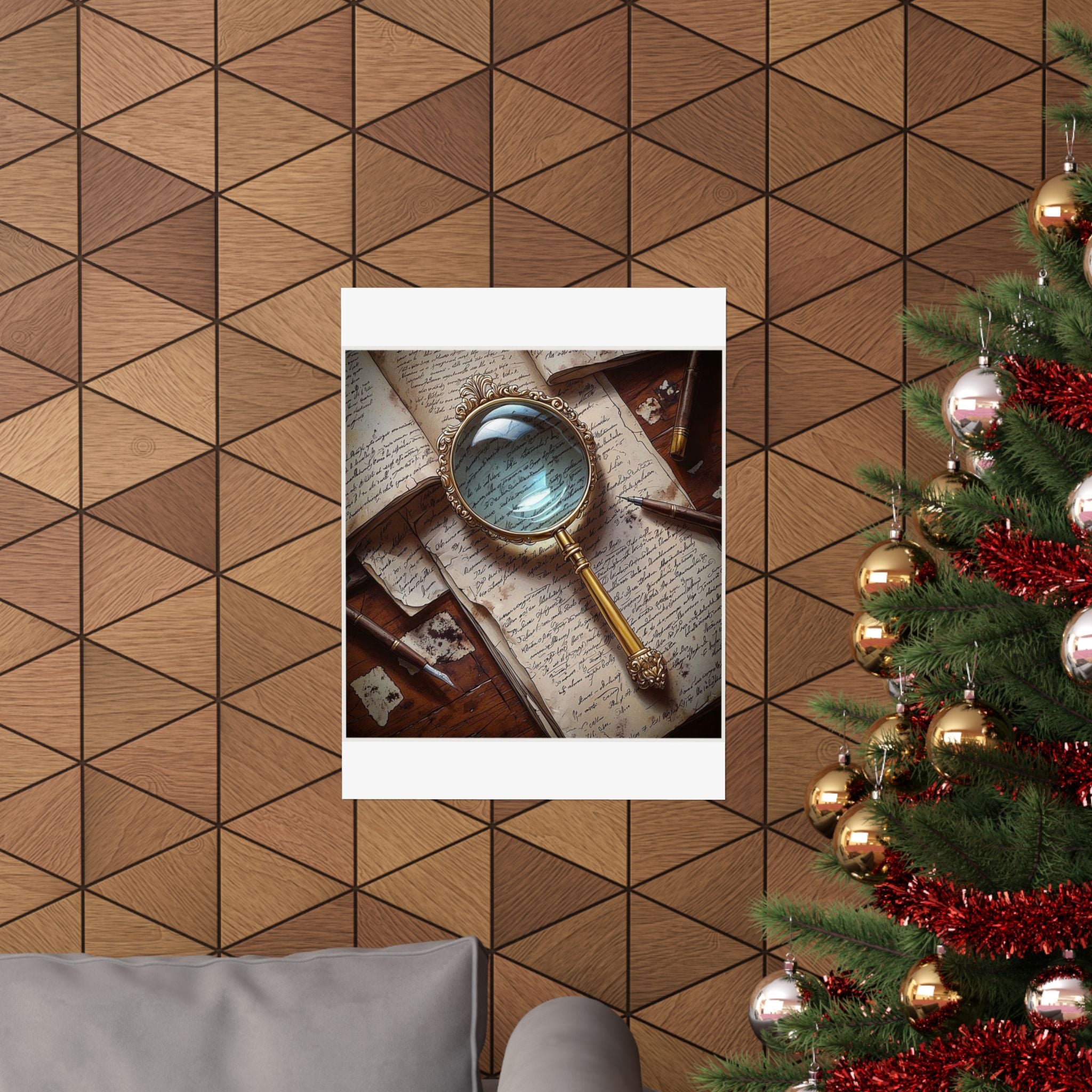 Magnifying Glass Mystery Art Print — Poetcore by Canvas & Click (view 12)