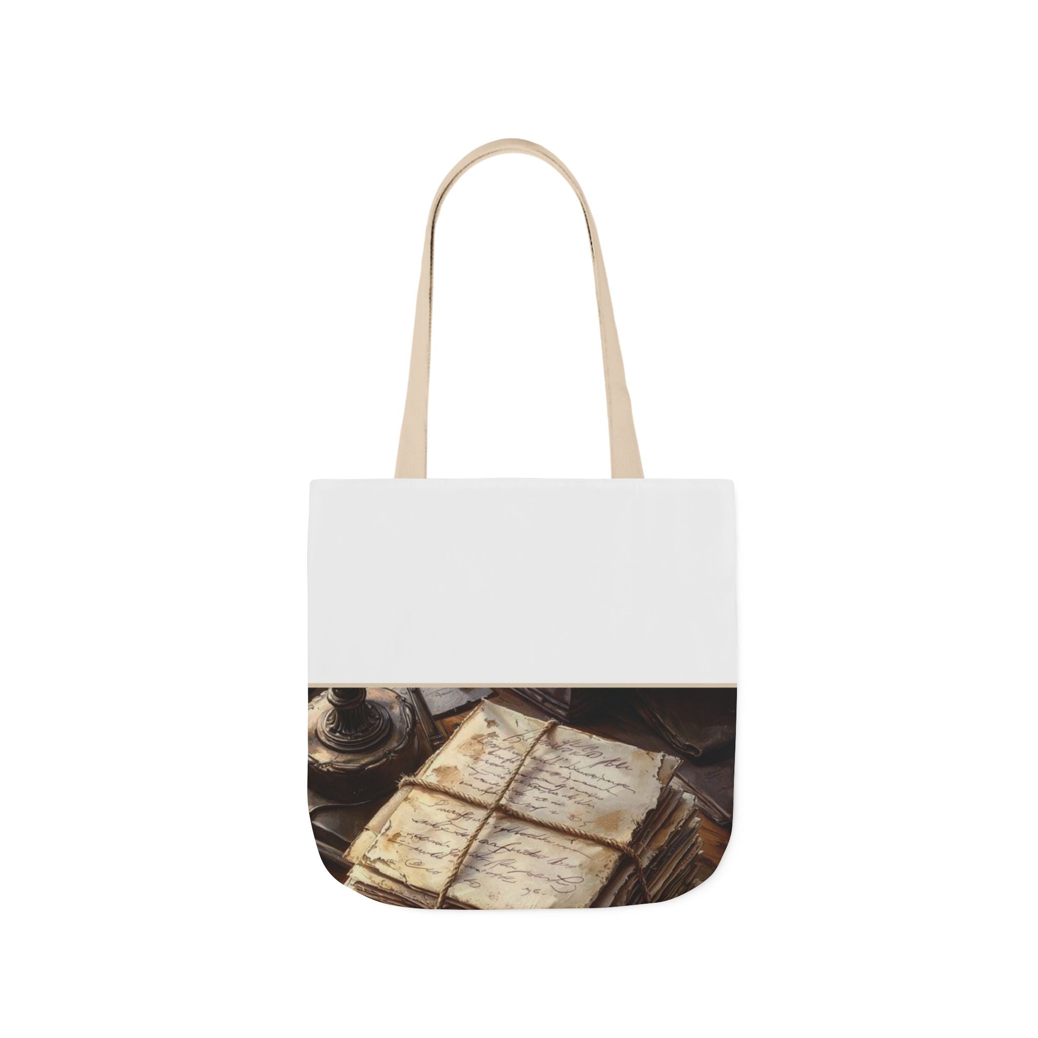 Twine-Bound Letters Tote Bag — Poetcore by Canvas & Click
