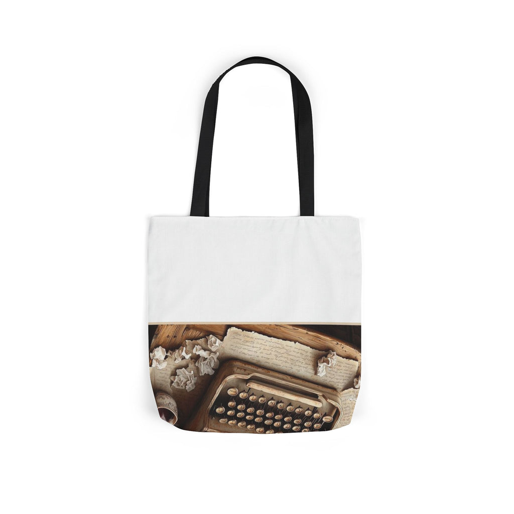 Vintage Typewriter Poetry Tote Bag, Poetcore by Canvas & Click (view 9)