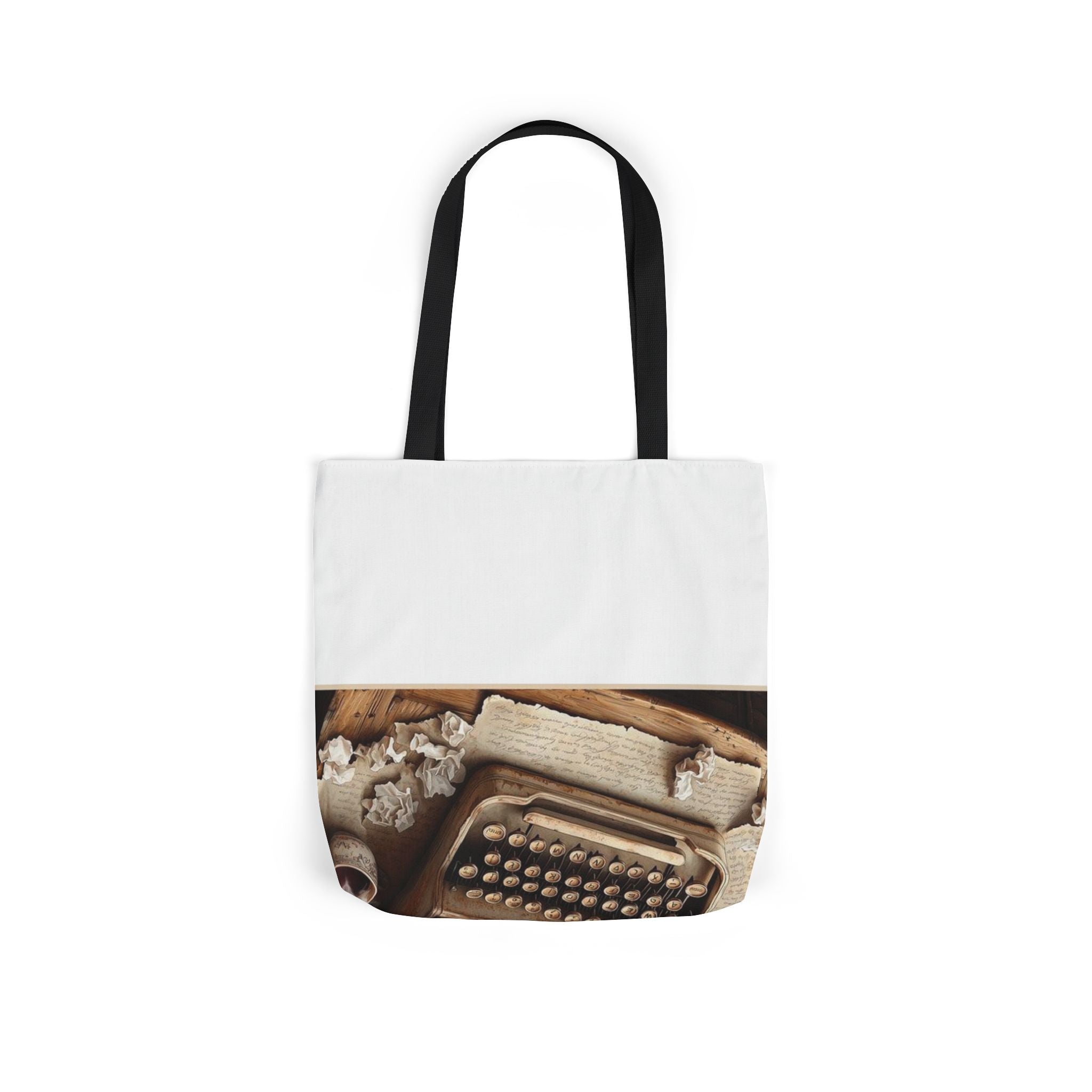 Vintage Typewriter Poetry Tote Bag, Poetcore by Canvas & Click (view 9)