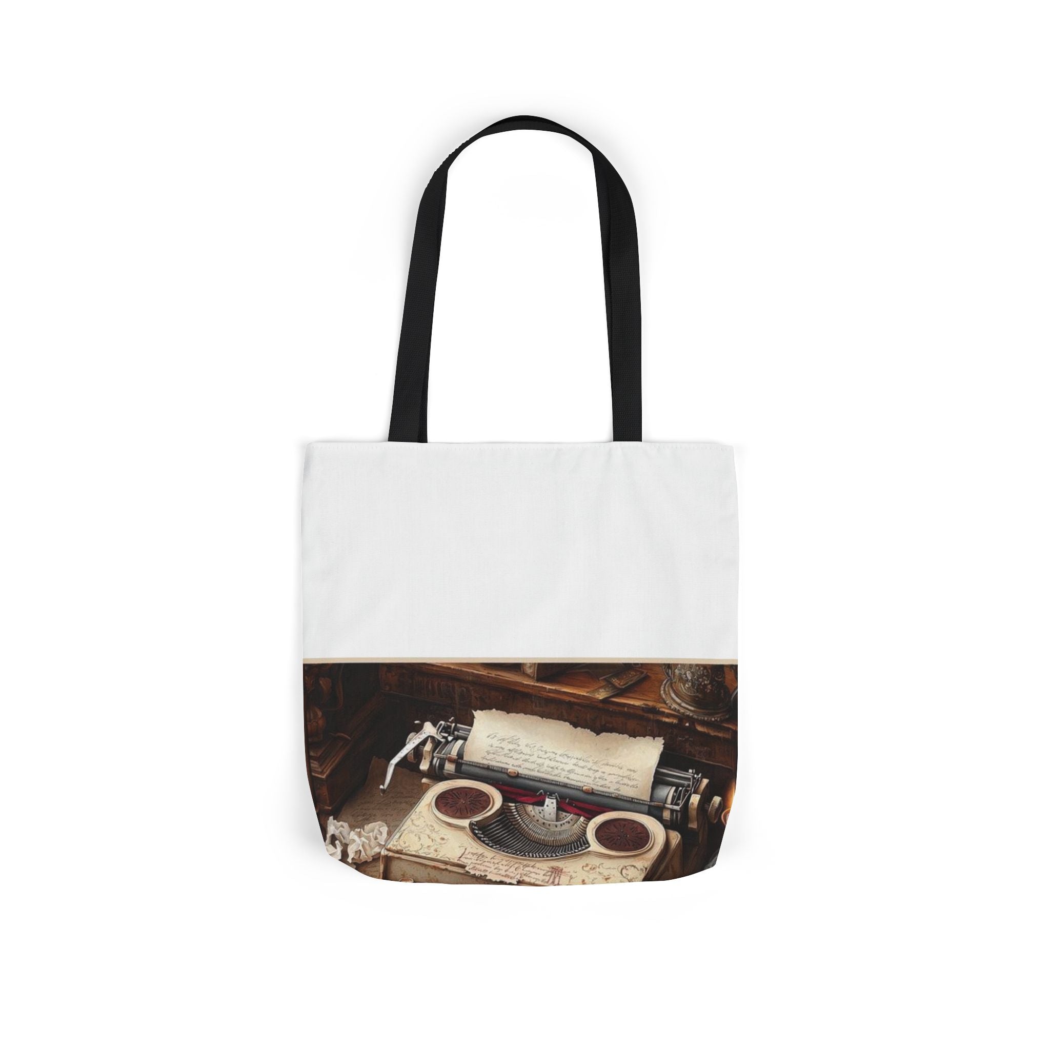 Vintage Typewriter Poetry Tote Bag — Poetcore by Canvas & Click (view 7)