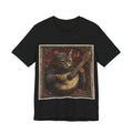 Medieval Manuscript Cat Lute T-Shirt — Castle Culture by Canvas & Click