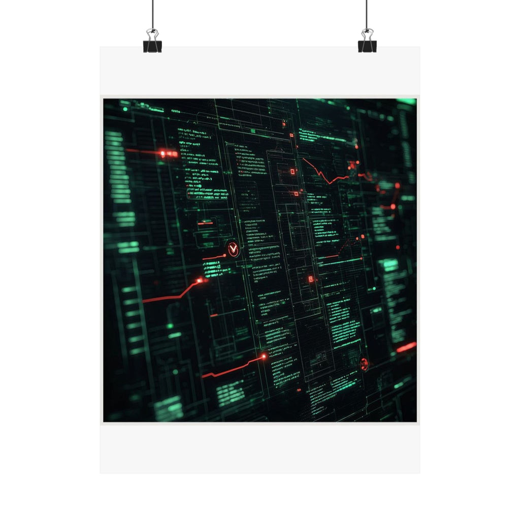 Git Blame Timeline Art Print — SRE & DevOps by Canvas & Click