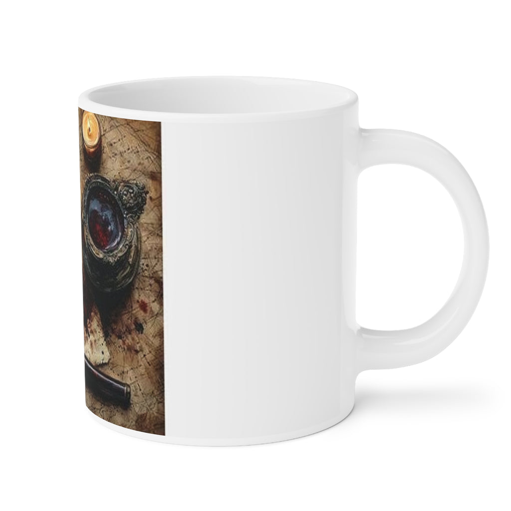 Spilled Inkwell Romance Mug, Poetcore by Canvas & Click (view 11)