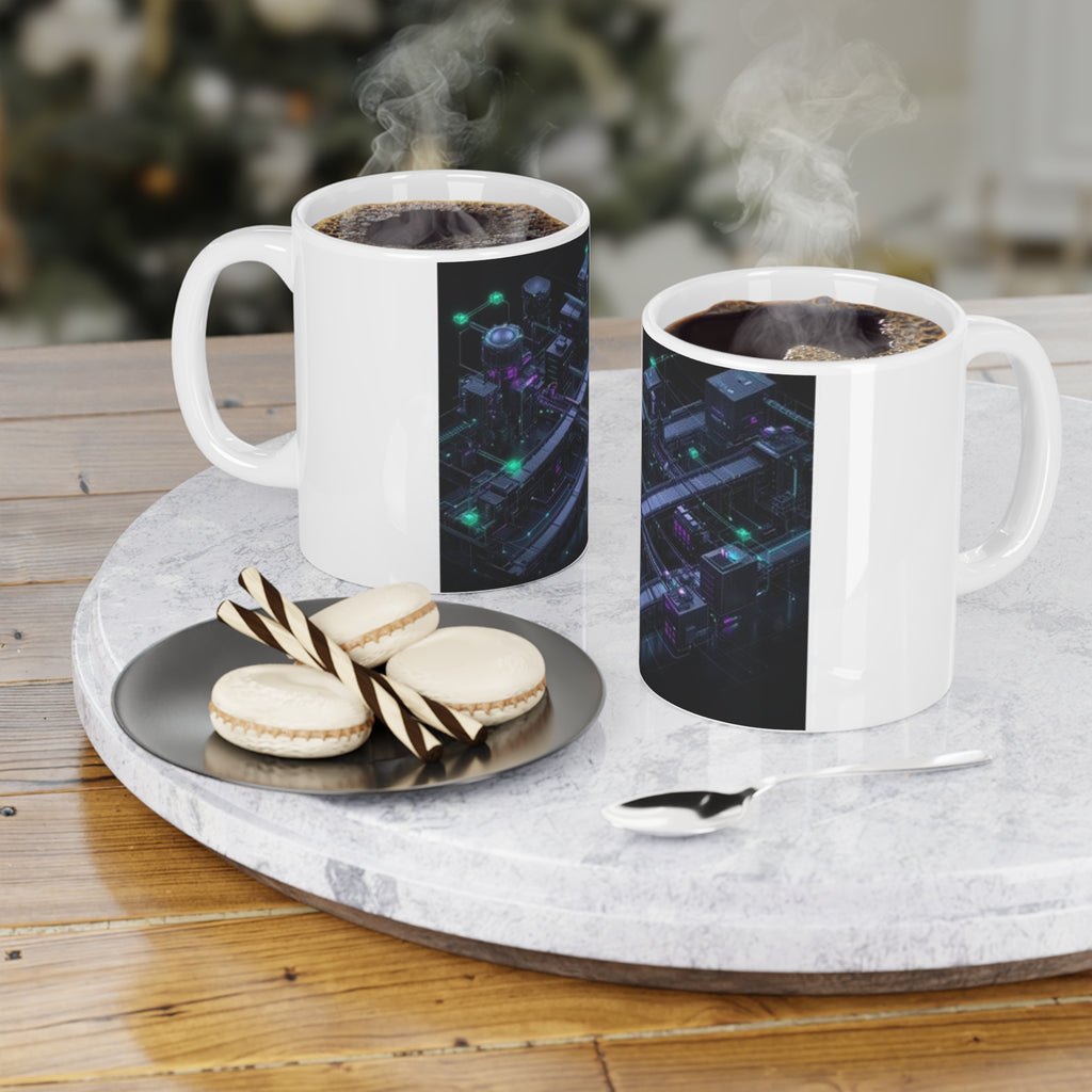 CI/CD Assembly Line Mug — SRE & DevOps by Canvas & Click (view 6)