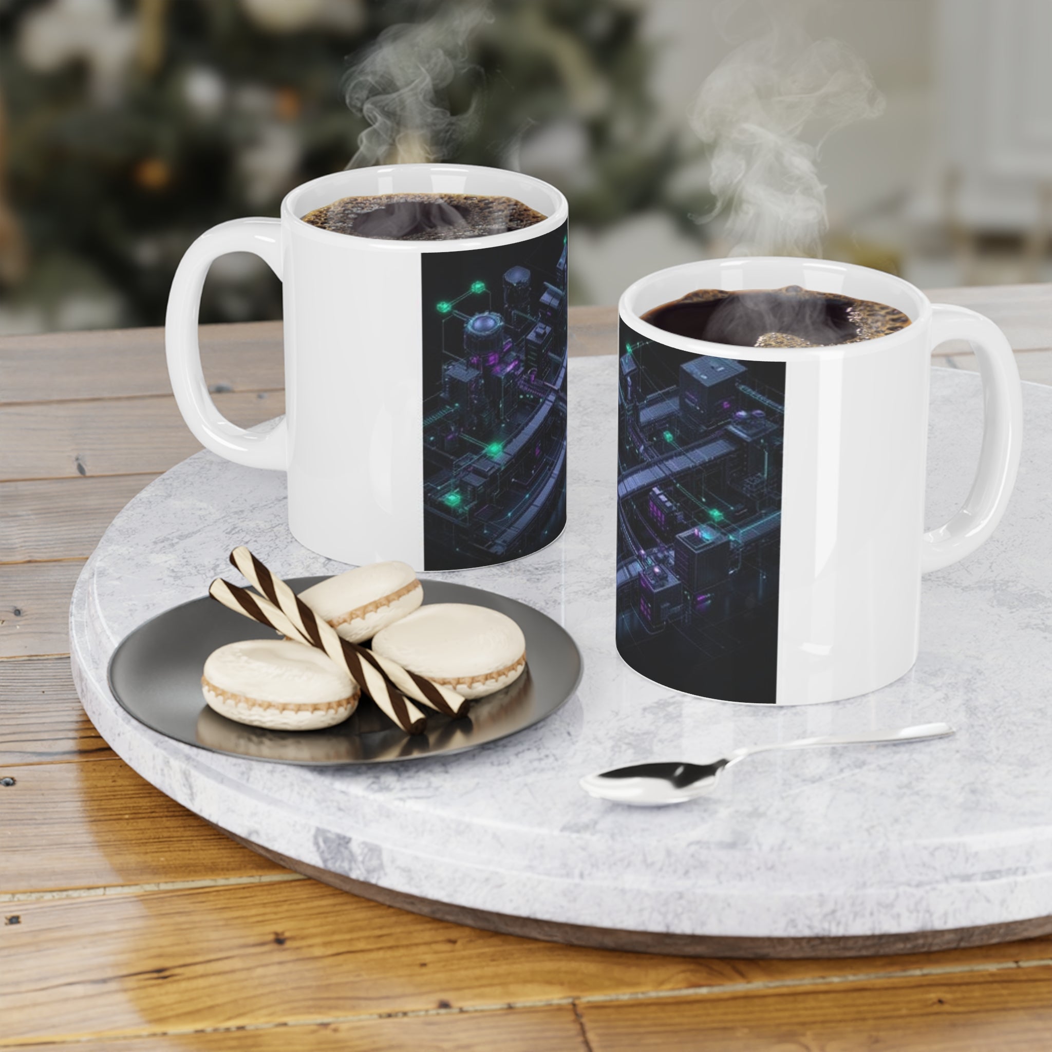 CI/CD Assembly Line Mug — SRE & DevOps by Canvas & Click (view 6)