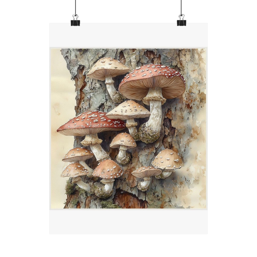 Wild Mushroom Botanical Art Print, Wilderkind by Canvas & Click