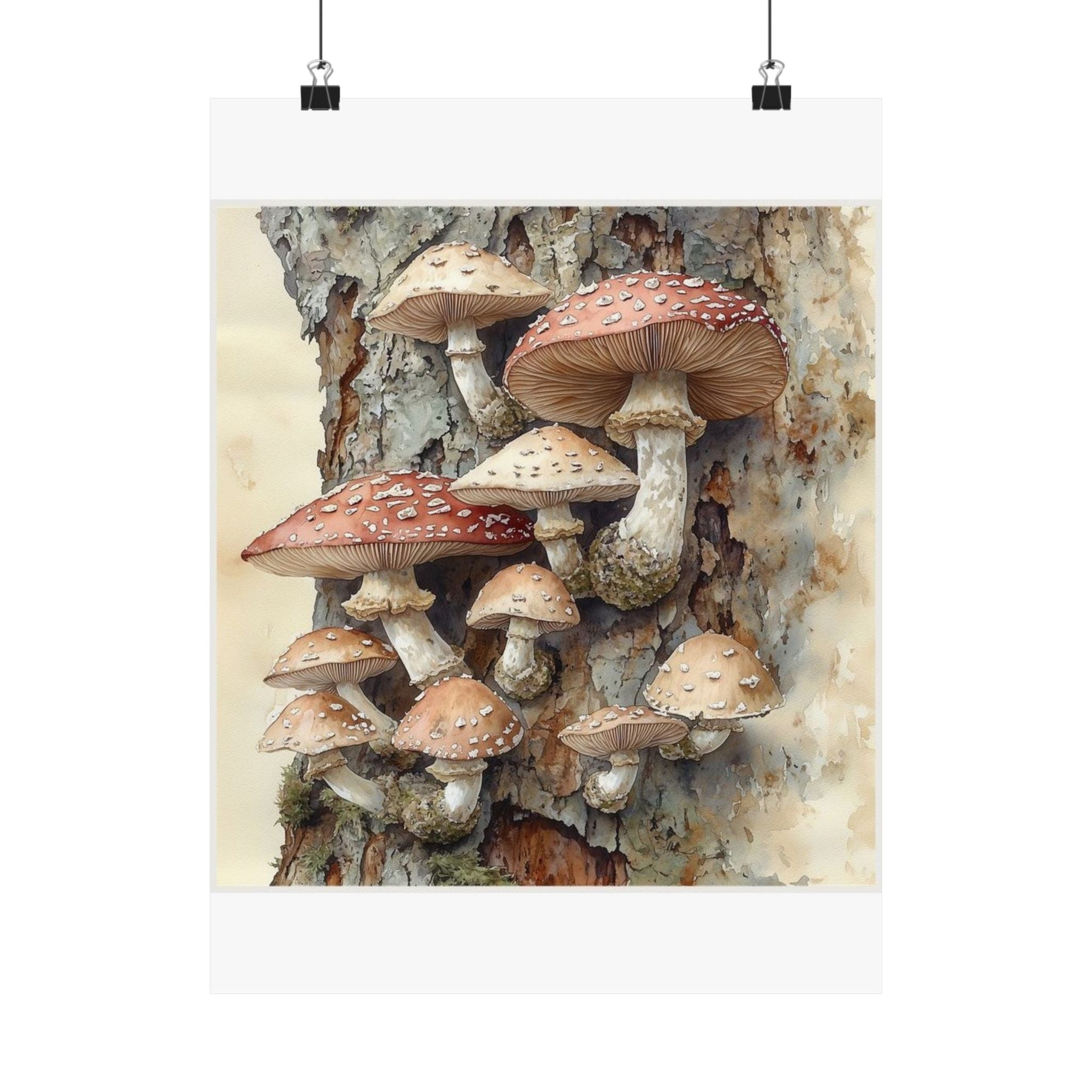 Wild Mushroom Botanical Art Print — Wilderkind by Canvas & Click