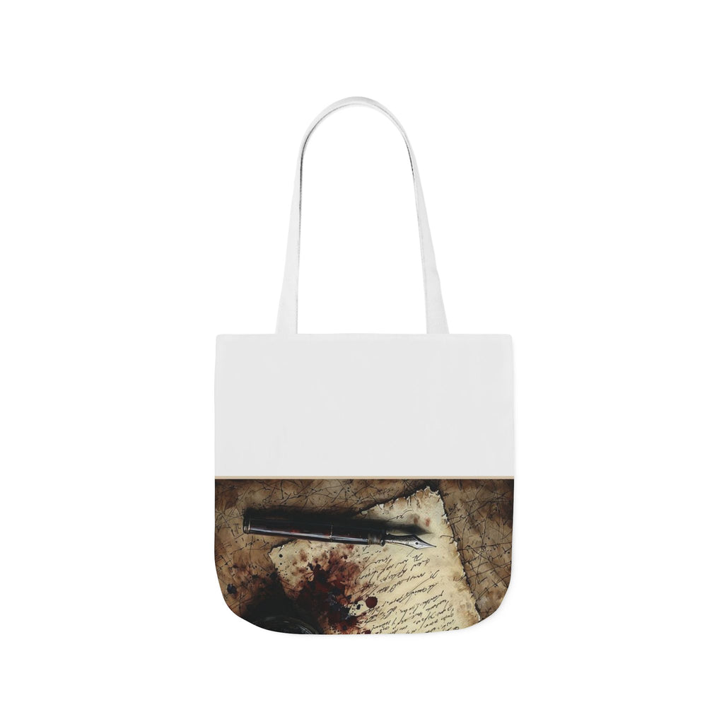 Spilled Inkwell Romance Tote Bag, Poetcore by Canvas & Click (view 11)