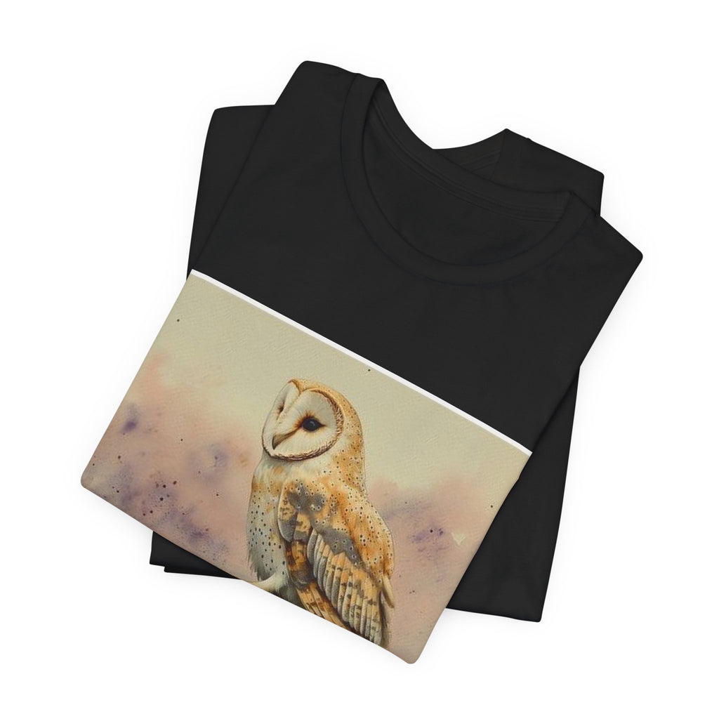 Barn Owl Twilight T-Shirt — Wilderkind by Canvas & Click (view 3)