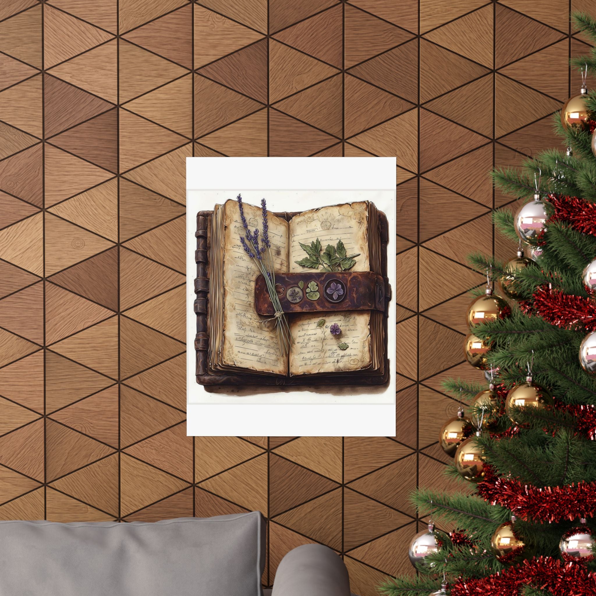 Pressed Flower Journal Art Print — Poetcore by Canvas & Click (view 12)