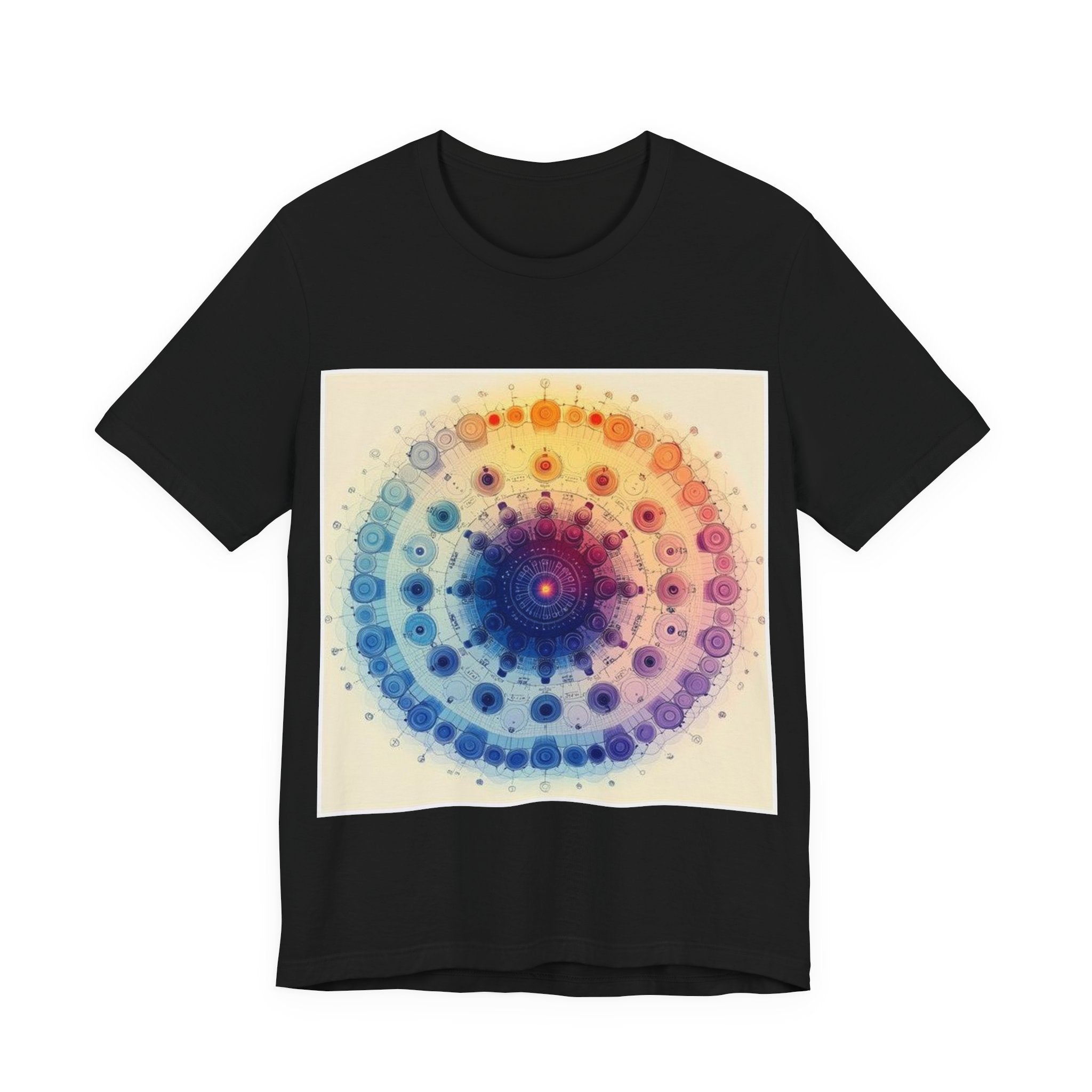 Microscope Objective Mandala T-Shirt — Histotechnology by Canvas & Click