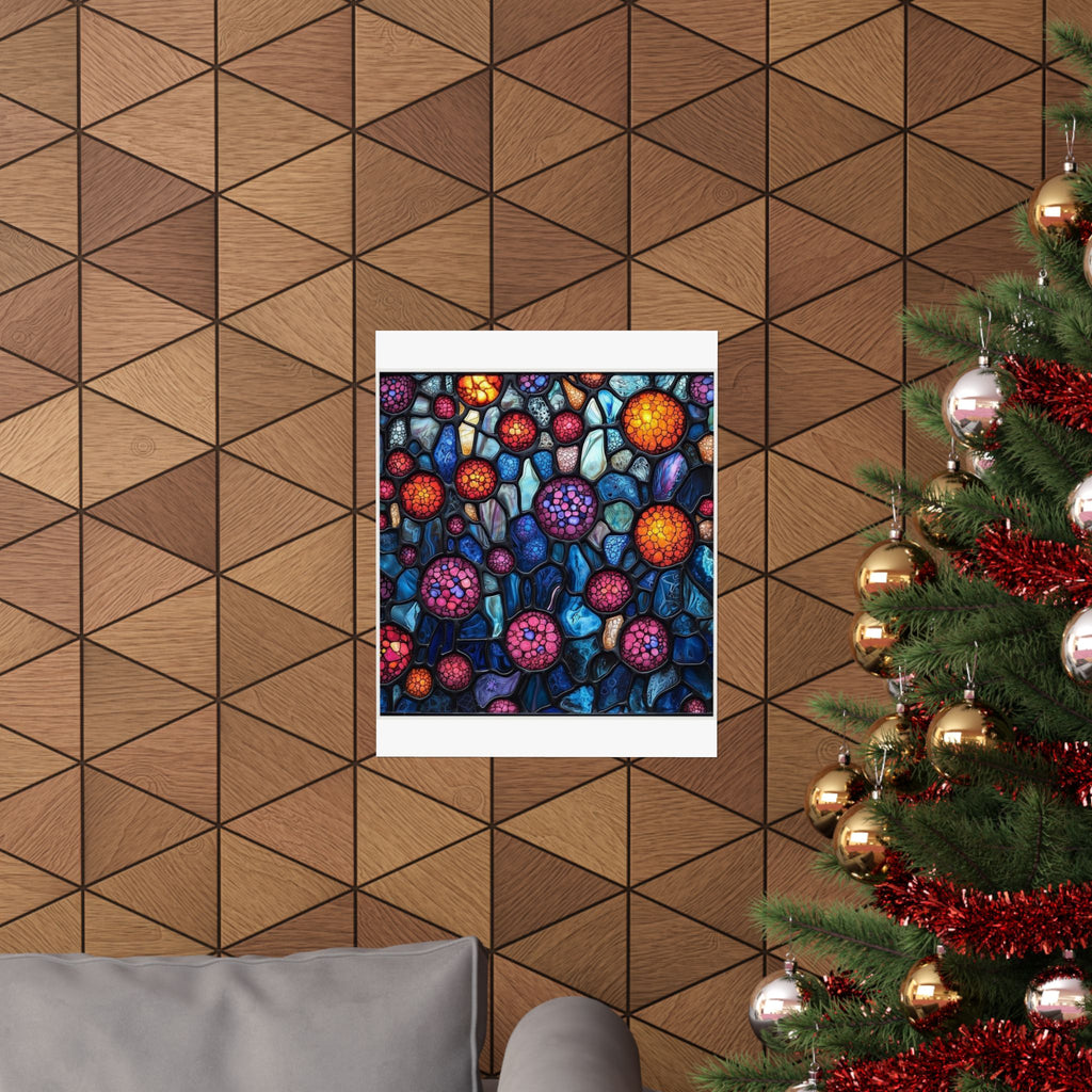 Cellular Stained Glass Art Print — Histotechnology by Canvas & Click (view 9)